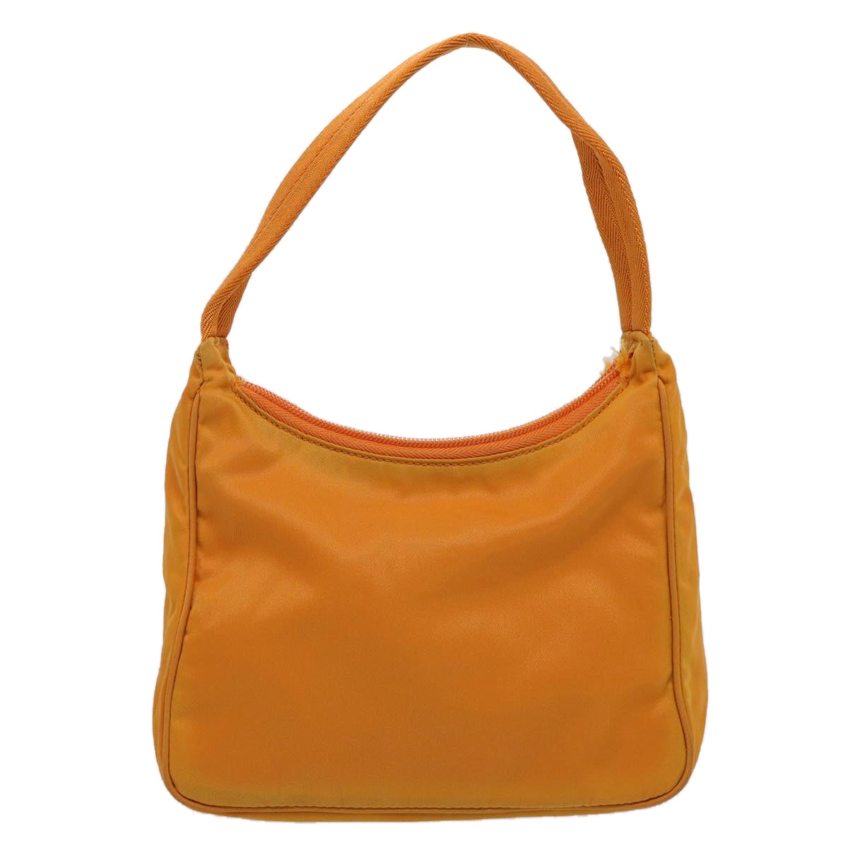 PRADA Hand Bag Nylon Orange Auth 60634 - 0