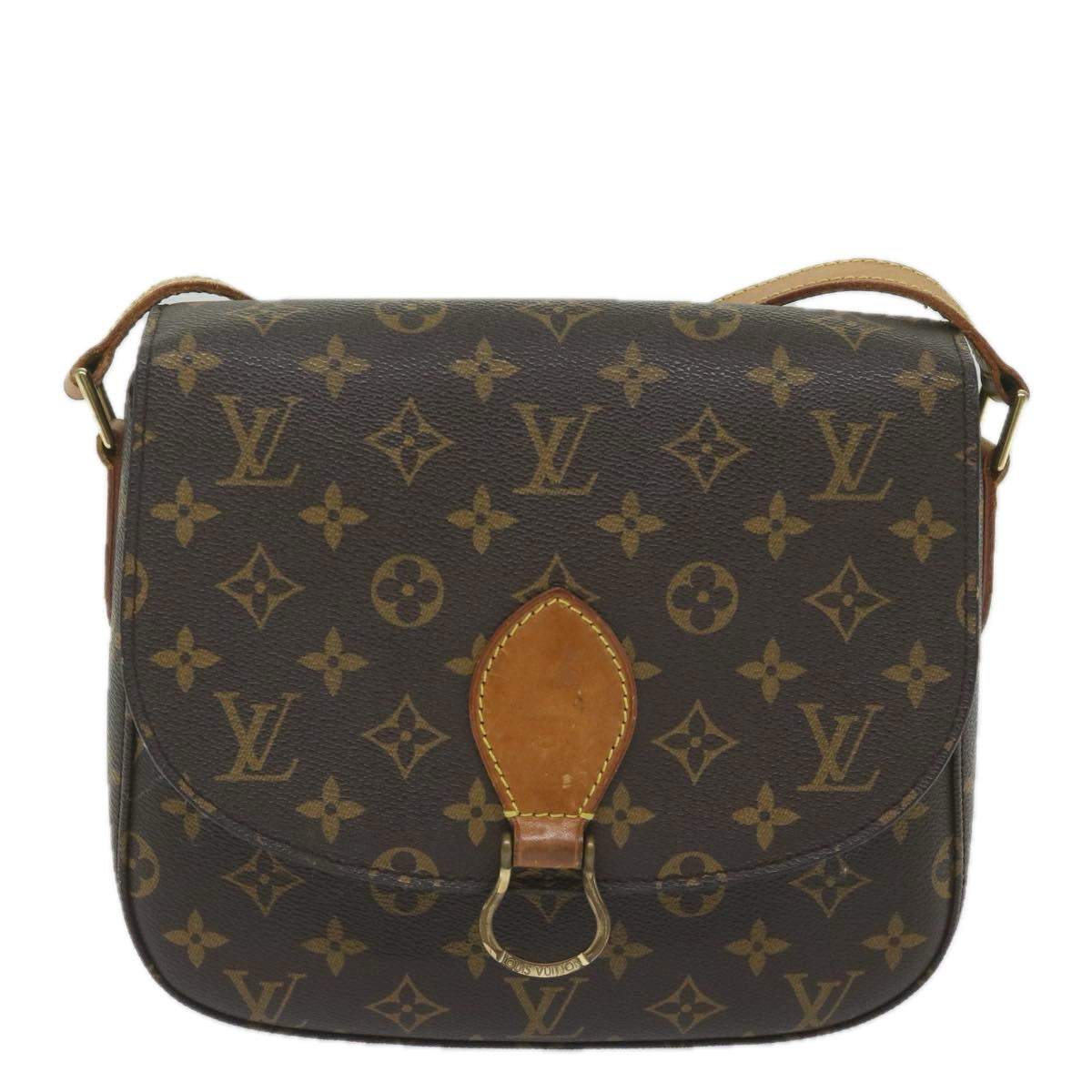 LOUIS VUITTON Monogram Saint Cloud GM Shoulder Bag M51242 LV Auth 60638