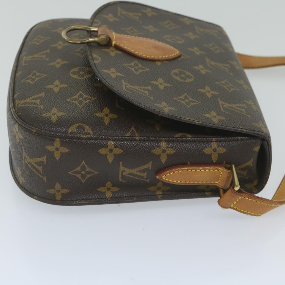 LOUIS VUITTON Monogram Saint Cloud GM Shoulder Bag M51242 LV Auth 60638