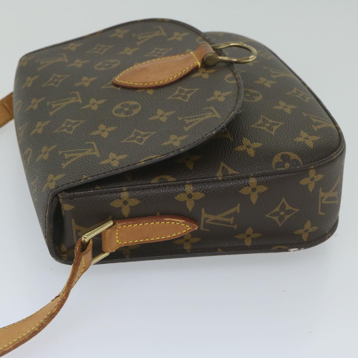 LOUIS VUITTON Monogram Saint Cloud GM Shoulder Bag M51242 LV Auth 60638