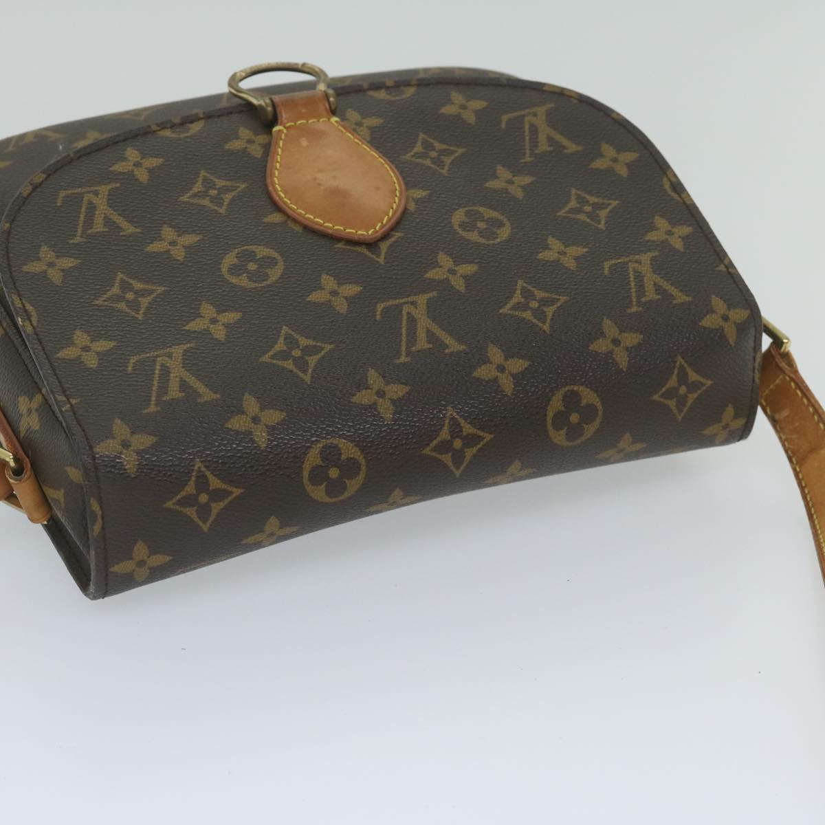 LOUIS VUITTON Monogram Saint Cloud GM Shoulder Bag M51242 LV Auth 60638