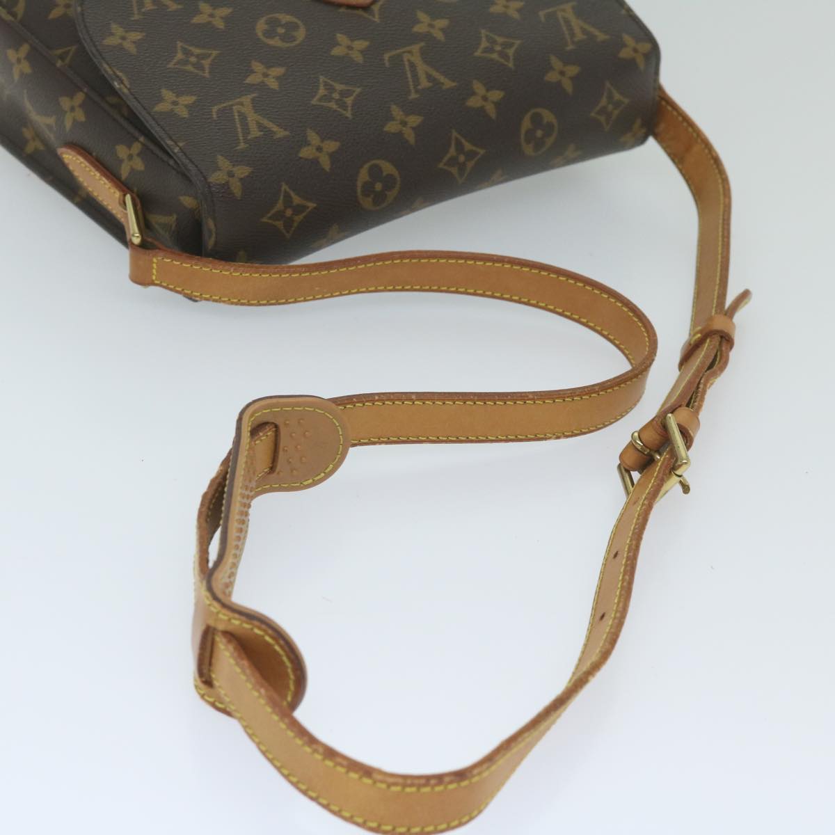 LOUIS VUITTON Monogram Saint Cloud GM Shoulder Bag M51242 LV Auth 60638