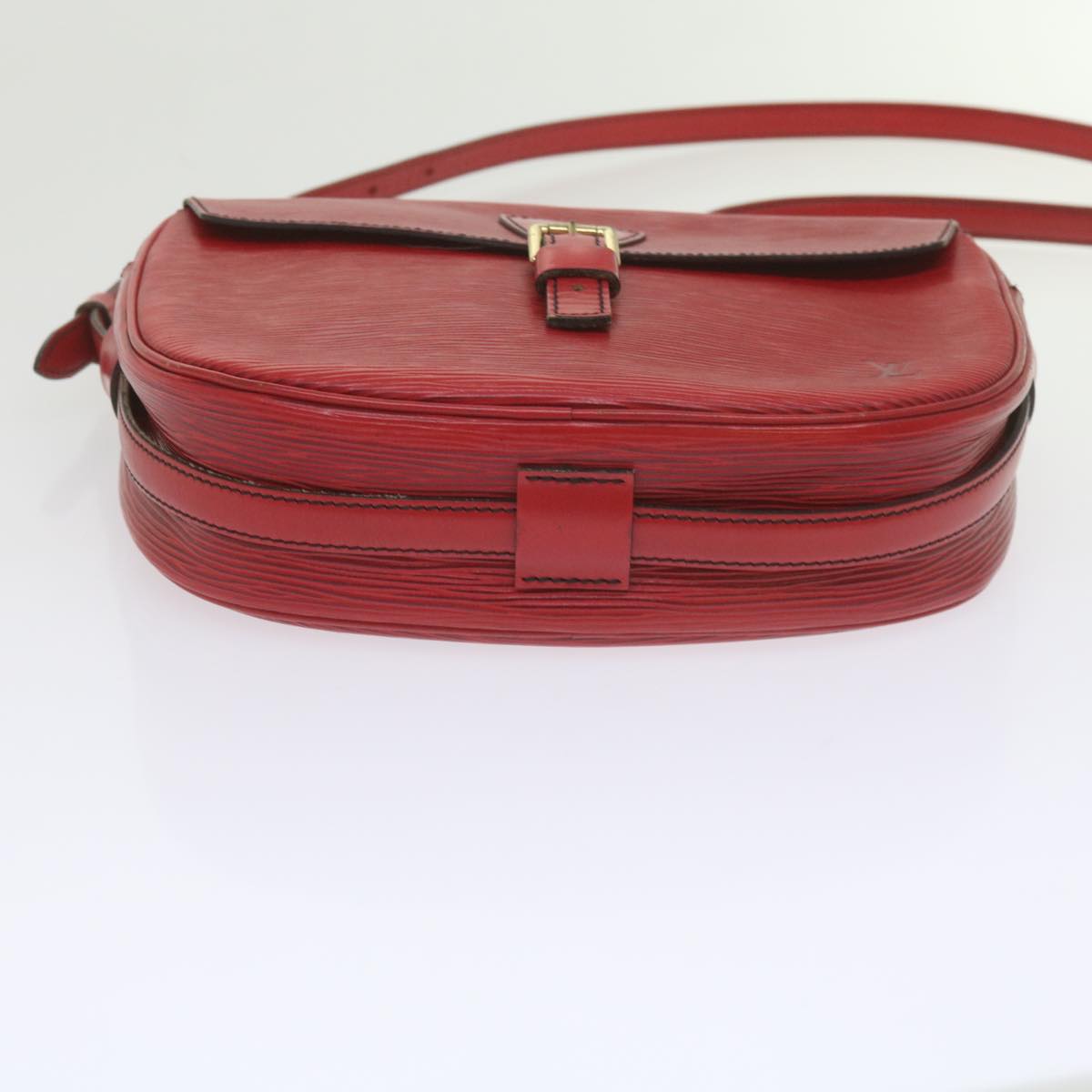 LOUIS VUITTON Epi Jeune Fille MM Shoulder Bag Red M52157 LV Auth 60651