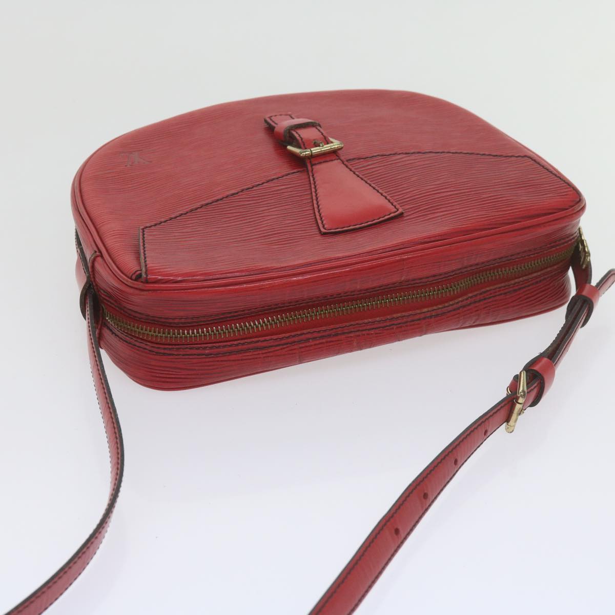 LOUIS VUITTON Epi Jeune Fille MM Shoulder Bag Red M52157 LV Auth 60651