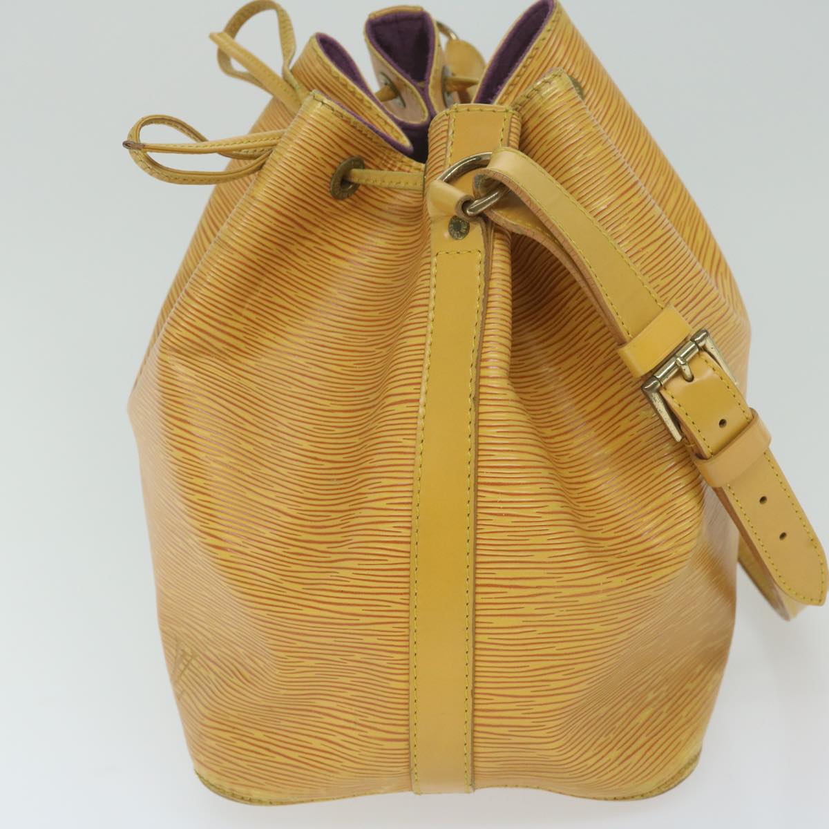 LOUIS VUITTON Epi Petit Noe Shoulder Bag Tassili Yellow M44109 LV Auth 60685