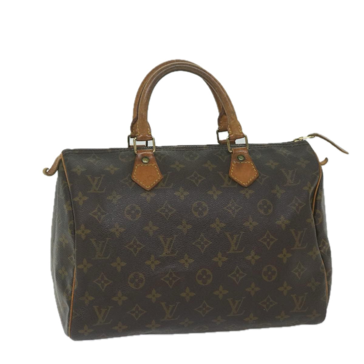 LOUIS VUITTON Monogram Speedy 30 Hand Bag M41526 LV Auth 60706