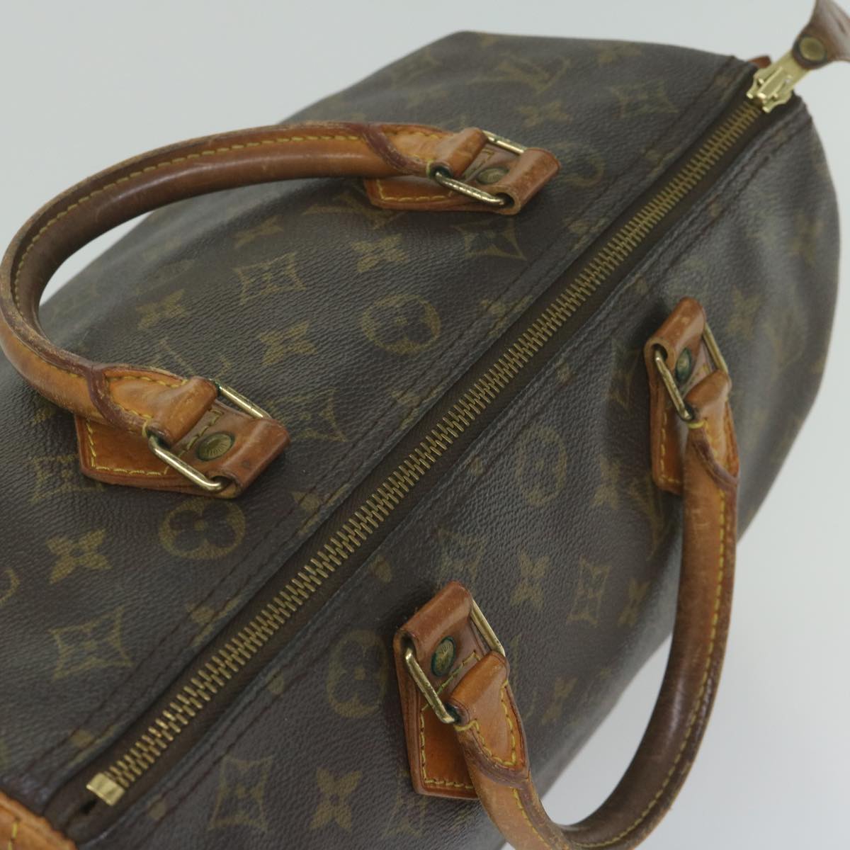 LOUIS VUITTON Monogram Speedy 30 Hand Bag M41526 LV Auth 60706