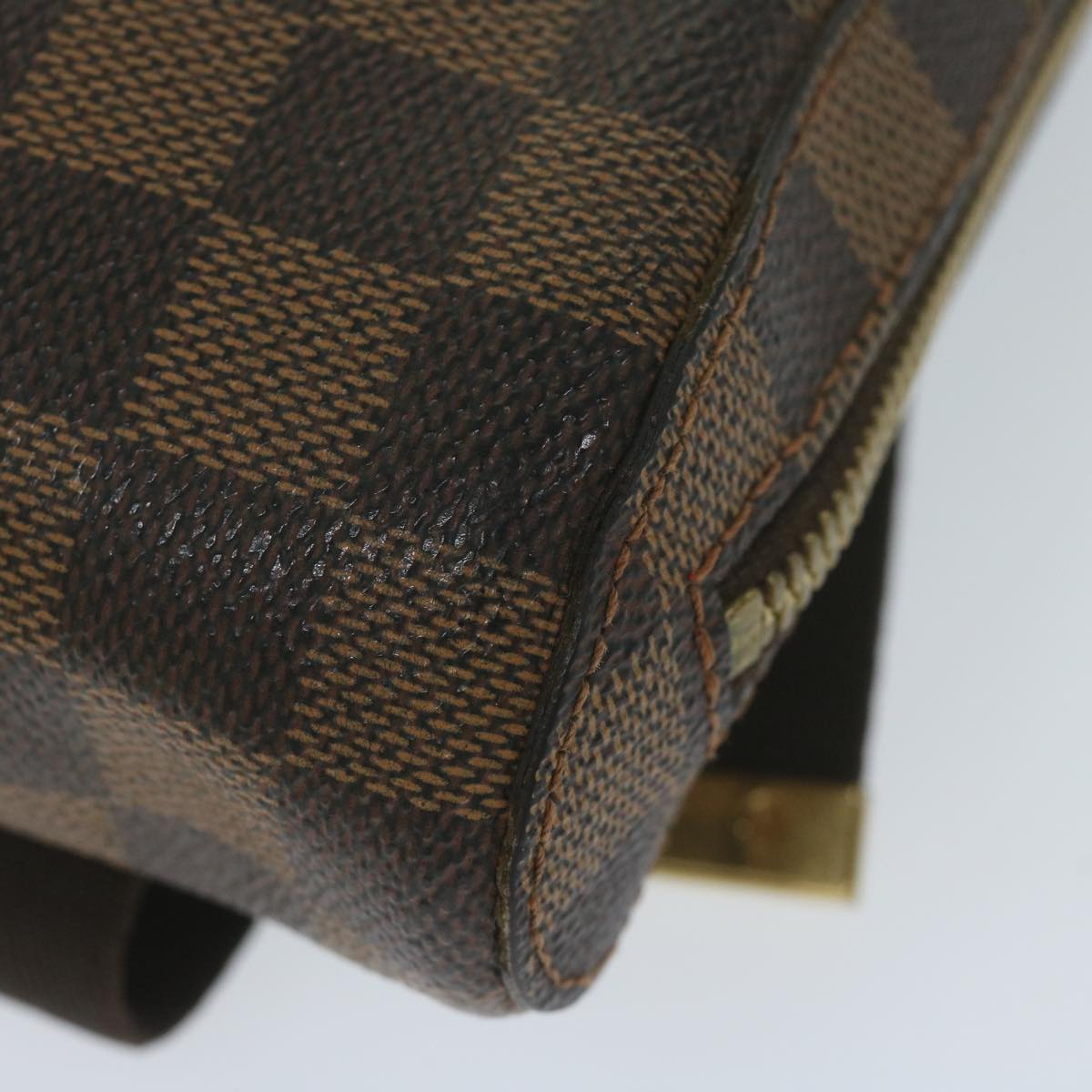 LOUIS VUITTON Damier Ebene Geronimos Shoulder Bag N51994 LV Auth 60730