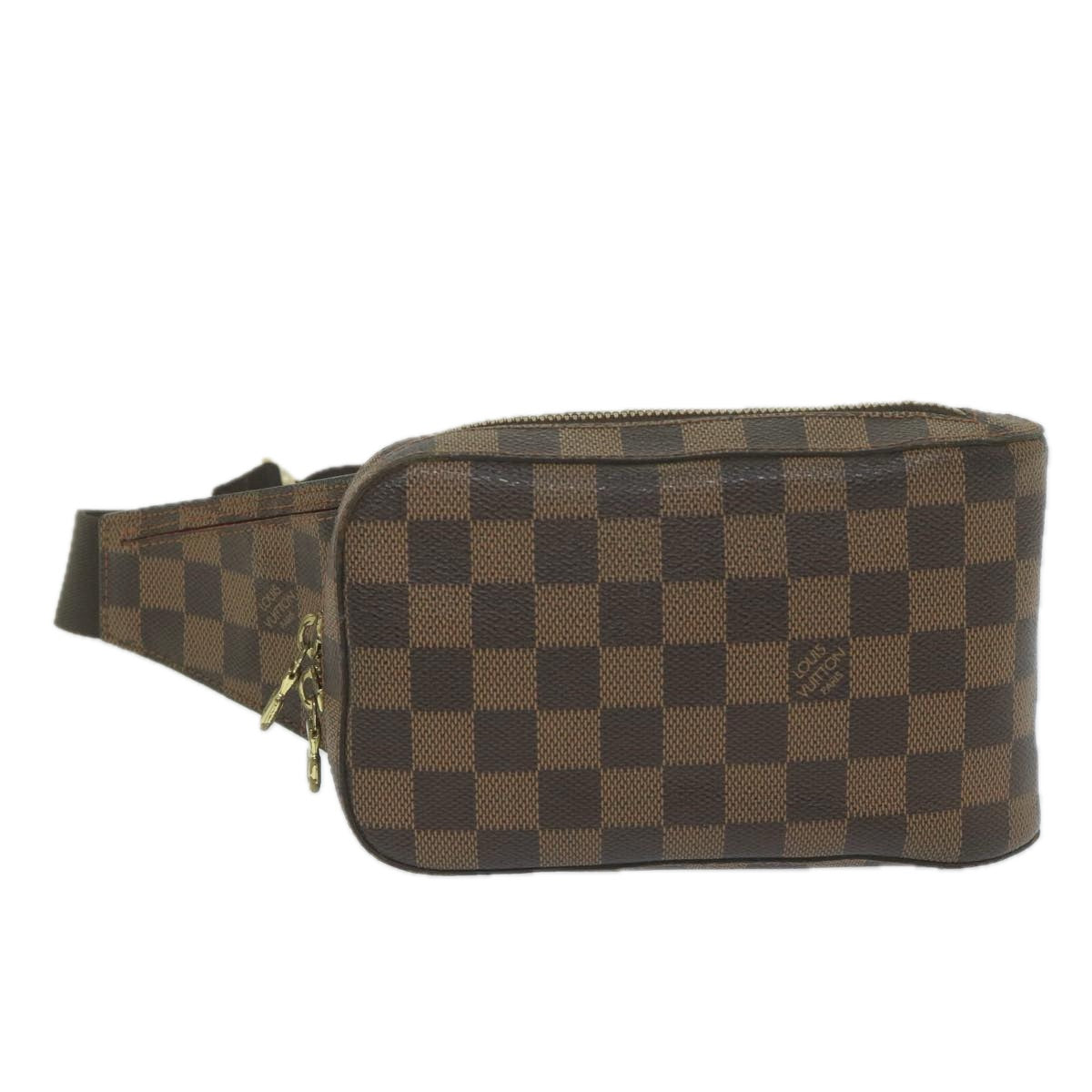 LOUIS VUITTON Damier Ebene Geronimos Shoulder Bag N51994 LV Auth 60730