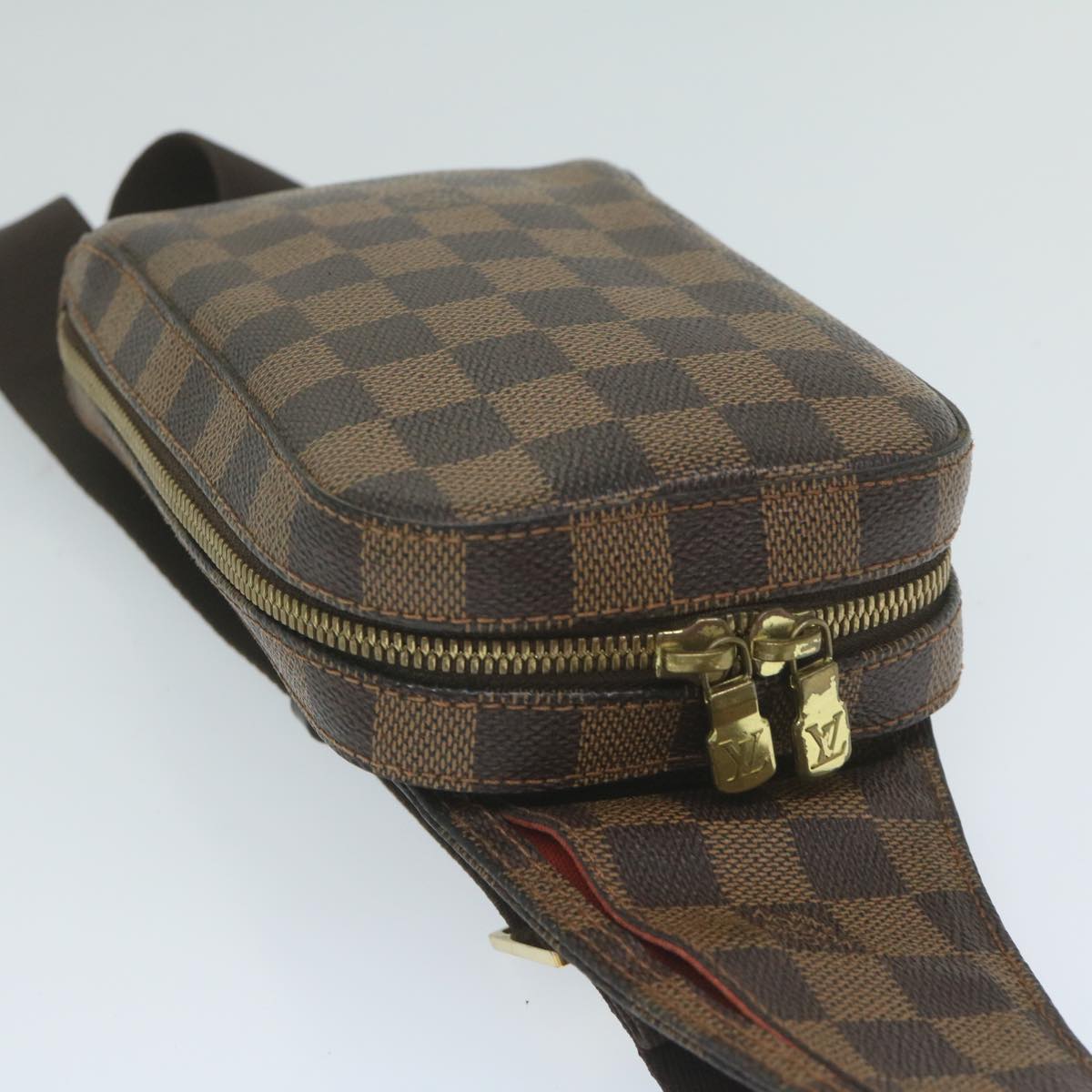 LOUIS VUITTON Damier Ebene Geronimos Shoulder Bag N51994 LV Auth 60730