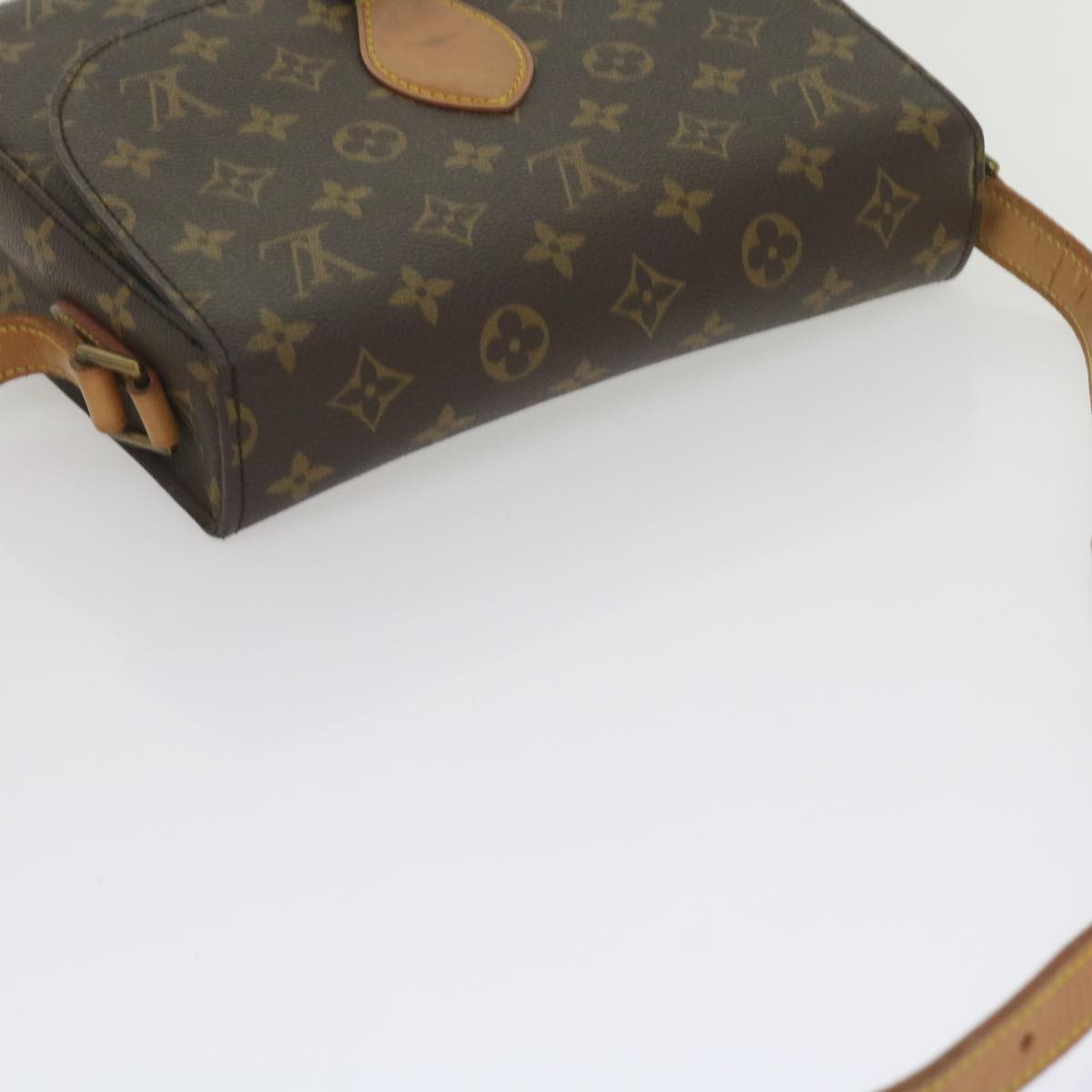 LOUIS VUITTON Monogram Saint Cloud GM Shoulder Bag M51242 LV Auth 60731