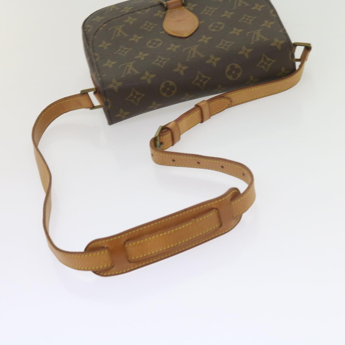 LOUIS VUITTON Monogram Saint Cloud GM Shoulder Bag M51242 LV Auth 60731