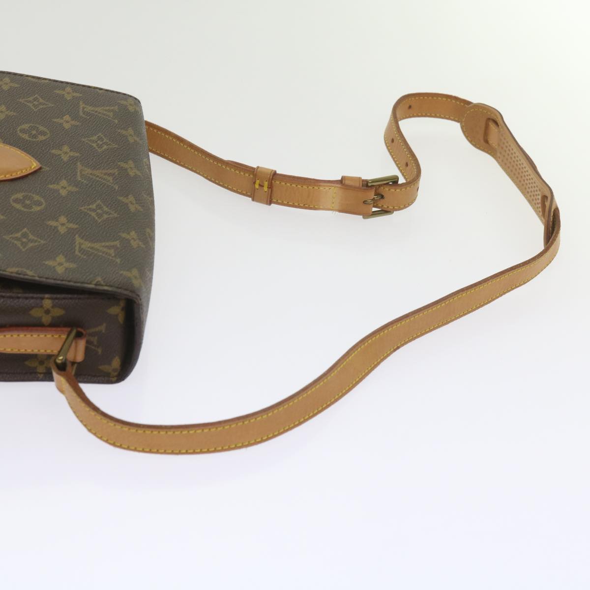 LOUIS VUITTON Monogram Saint Cloud GM Shoulder Bag M51242 LV Auth 60731