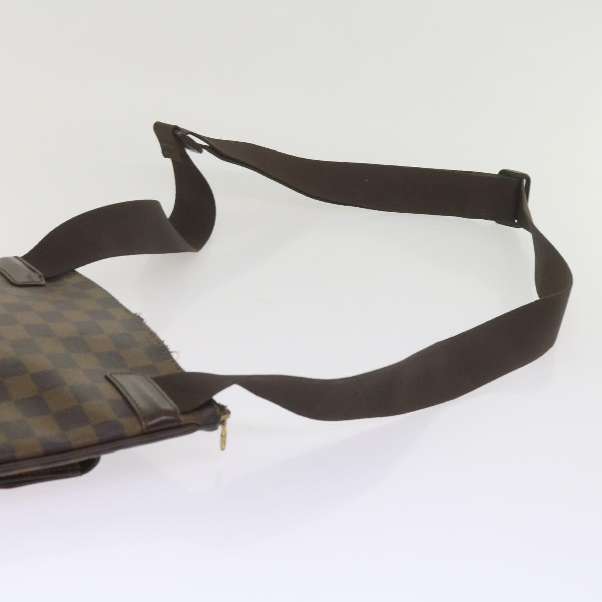 LOUIS VUITTON Damier Ebene Pochette Merwiel Shoulder Bag N51127 LV Auth 60736