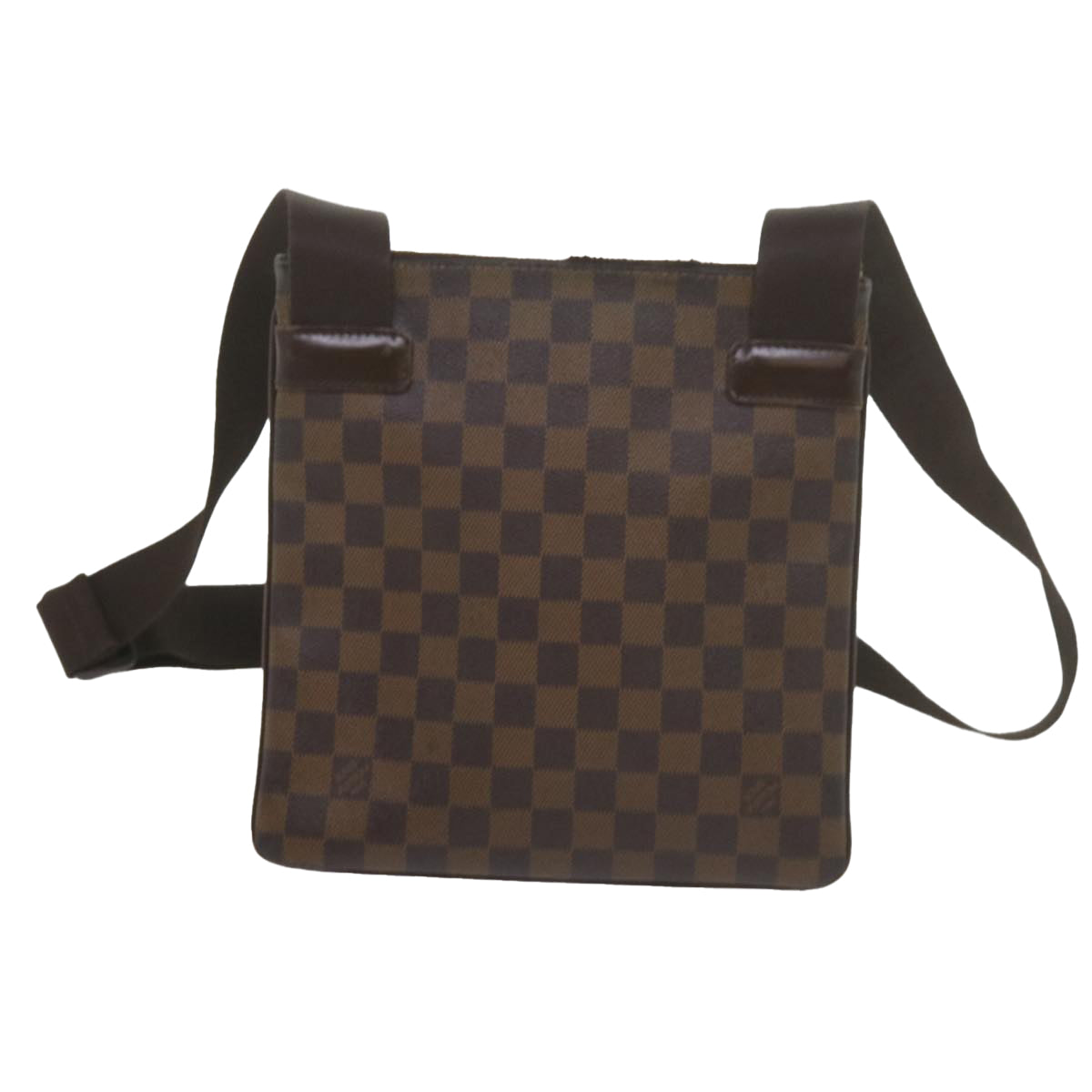 LOUIS VUITTON Damier Ebene Pochette Merwiel Shoulder Bag N51127 LV Auth 60736