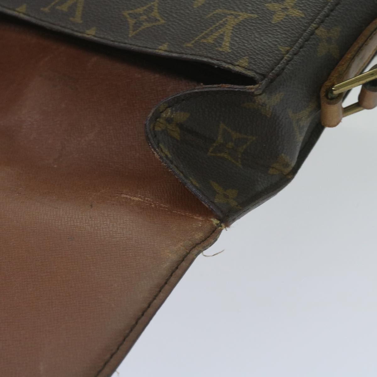 LOUIS VUITTON Monogram Saint Cloud GM Shoulder Bag M51242 LV Auth 60739