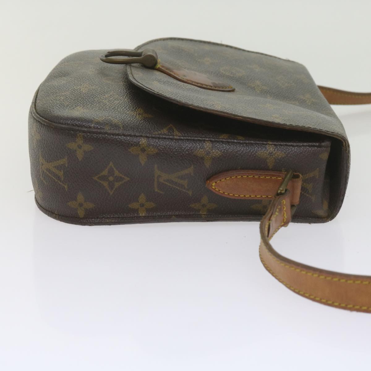 LOUIS VUITTON Monogram Saint Cloud GM Shoulder Bag M51242 LV Auth 60739