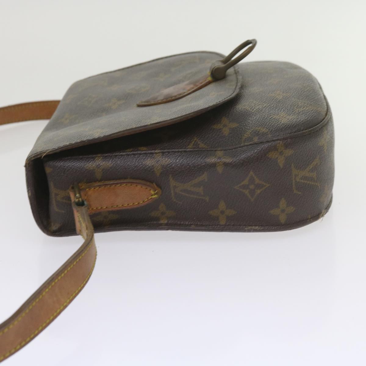 LOUIS VUITTON Monogram Saint Cloud GM Shoulder Bag M51242 LV Auth 60739