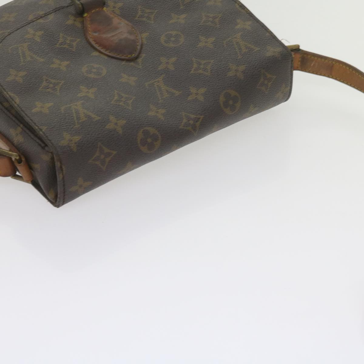 LOUIS VUITTON Monogram Saint Cloud GM Shoulder Bag M51242 LV Auth 60739