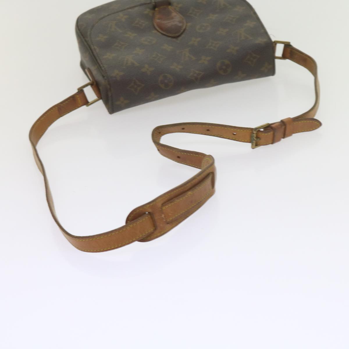 LOUIS VUITTON Monogram Saint Cloud GM Shoulder Bag M51242 LV Auth 60739