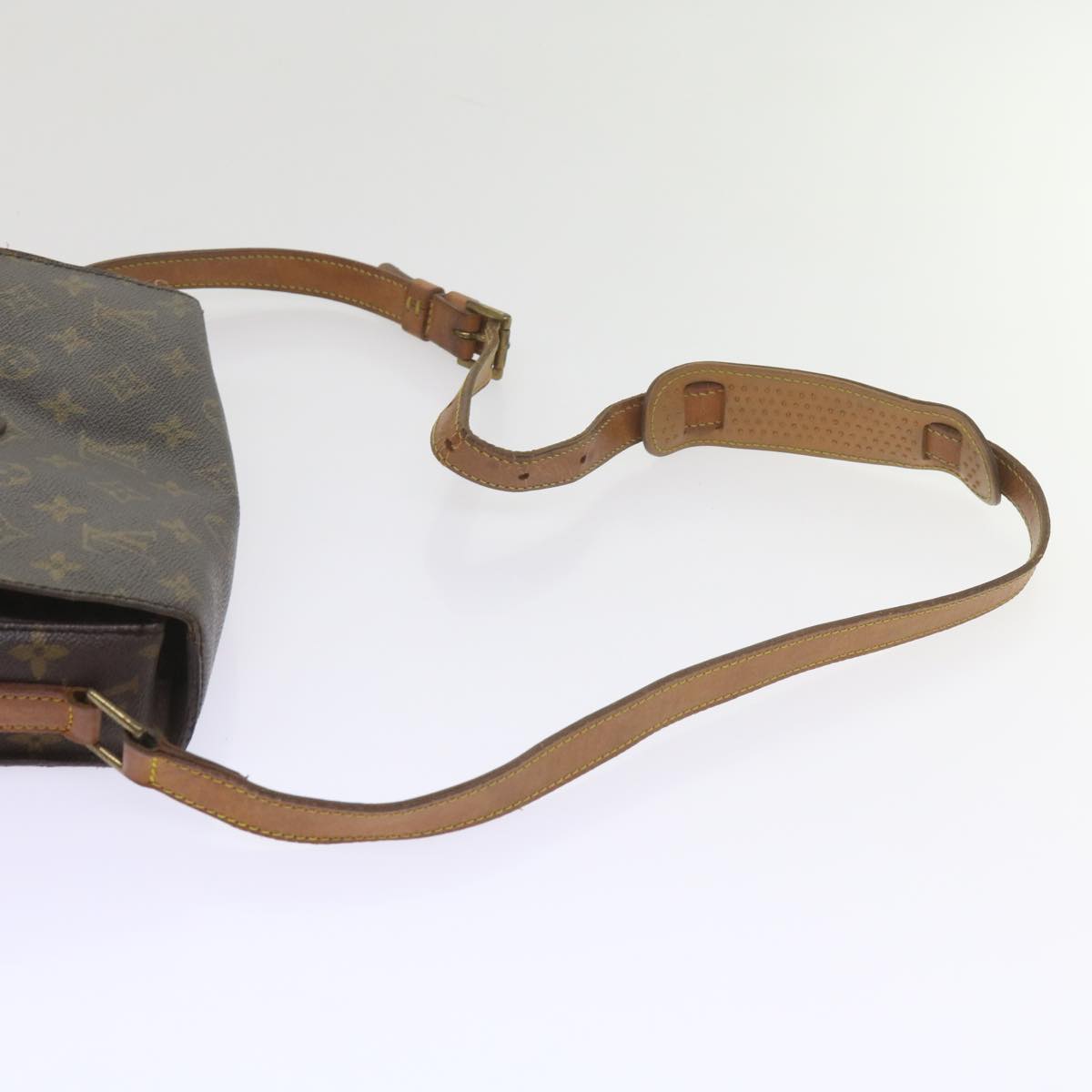 LOUIS VUITTON Monogram Saint Cloud GM Shoulder Bag M51242 LV Auth 60739