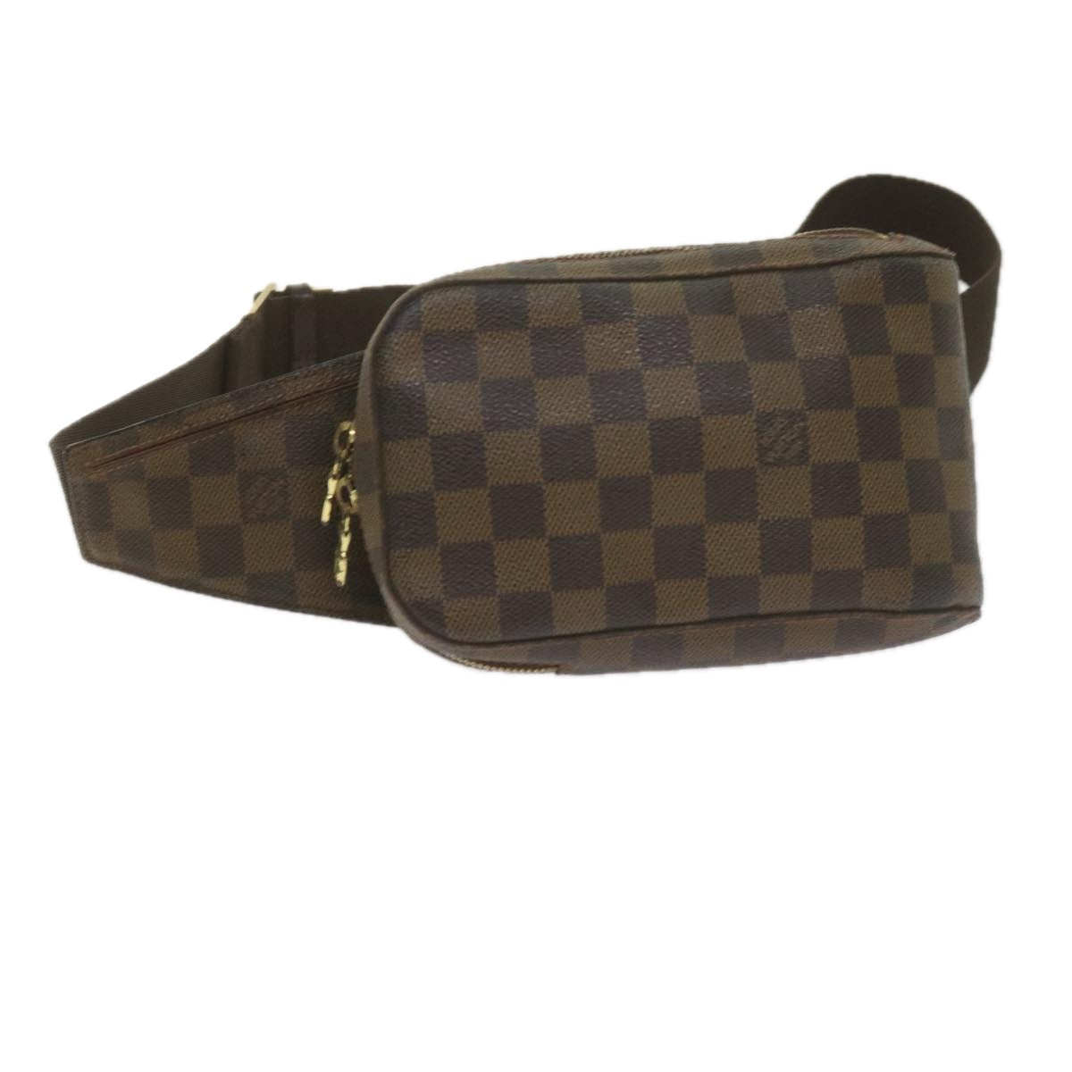 LOUIS VUITTON Damier Ebene Geronimos Shoulder Bag N51994 LV Auth 60750