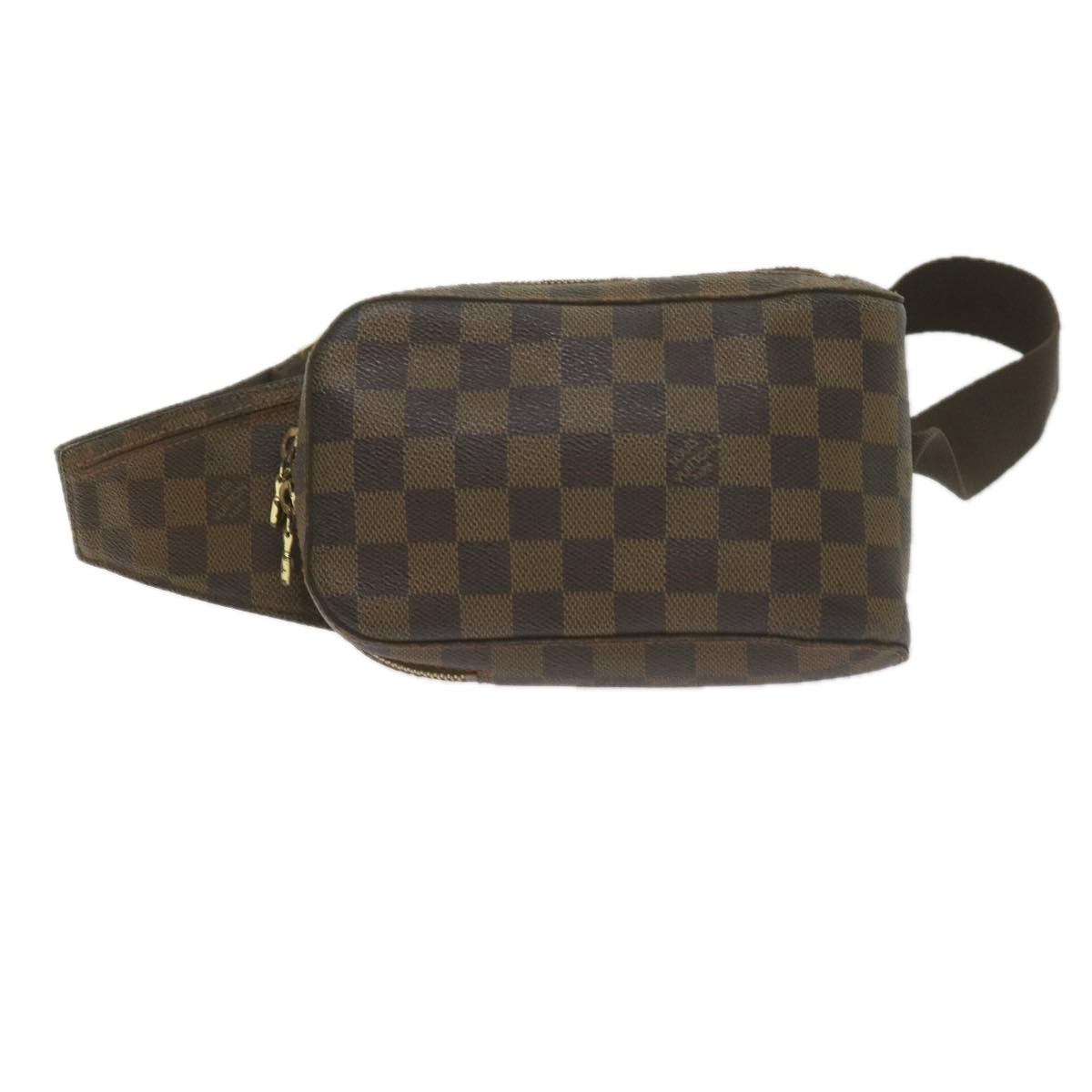 LOUIS VUITTON Damier Ebene Geronimos Shoulder Bag N51994 LV Auth 60750