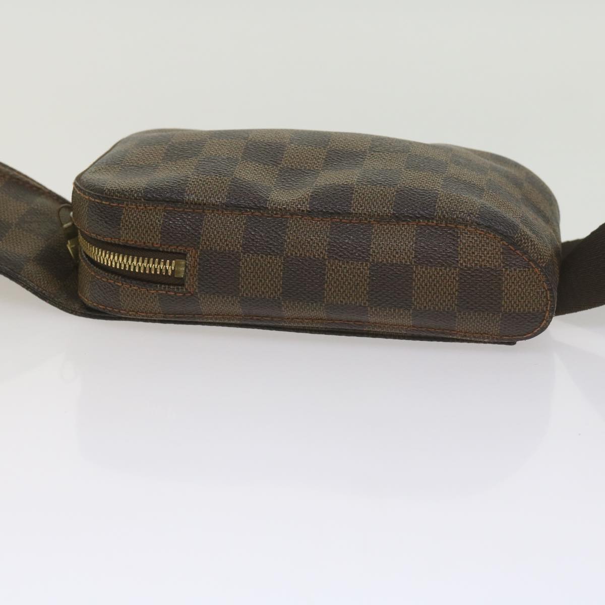 LOUIS VUITTON Damier Ebene Geronimos Shoulder Bag N51994 LV Auth 60750