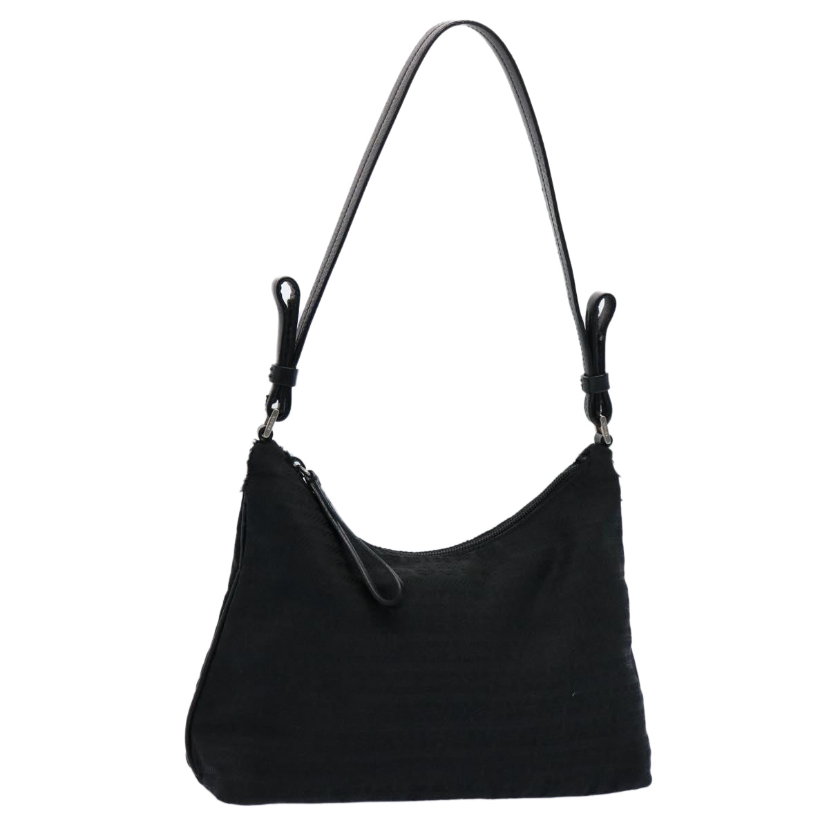 PRADA Shoulder Bag Nylon Black Auth 60767