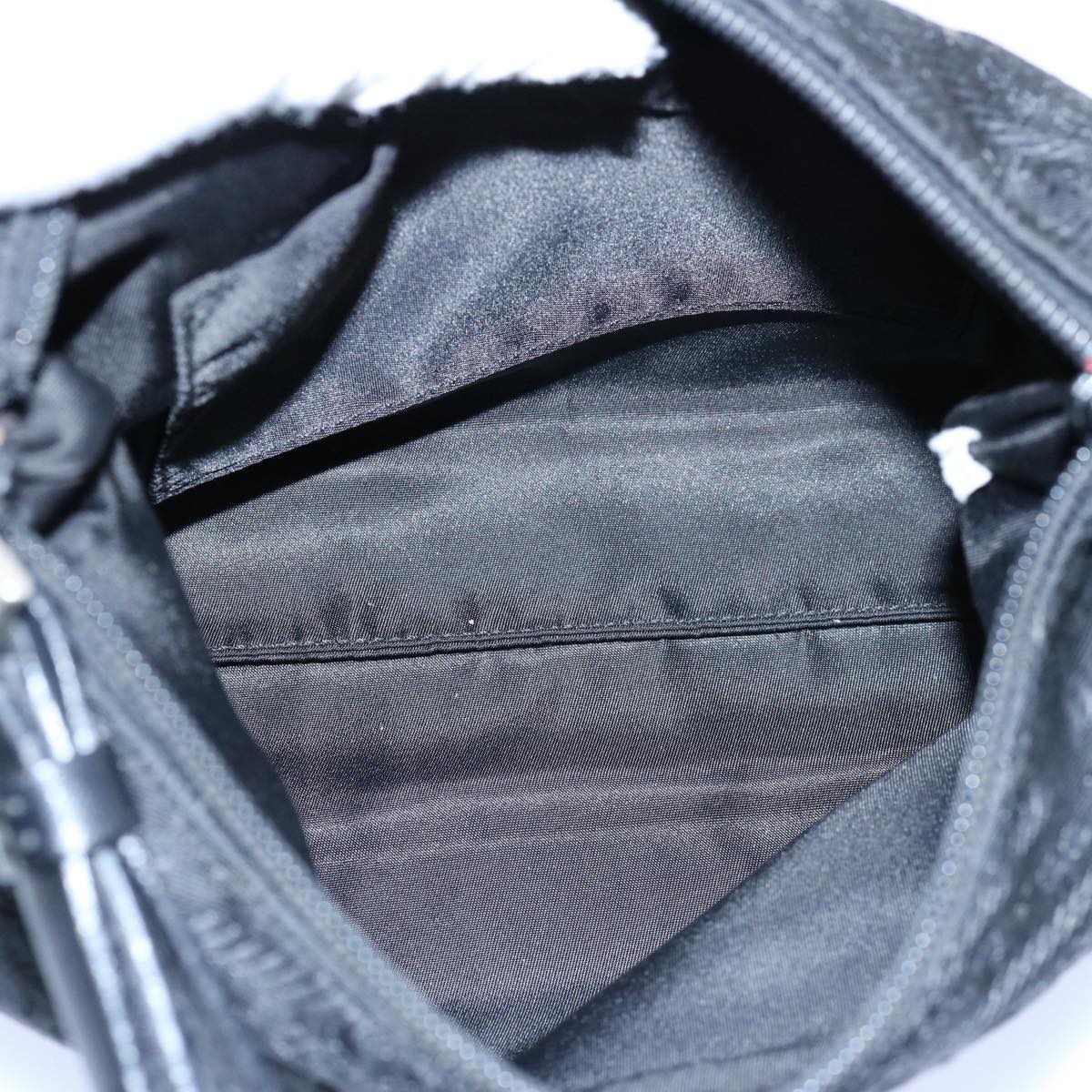 PRADA Shoulder Bag Nylon Black Auth 60767