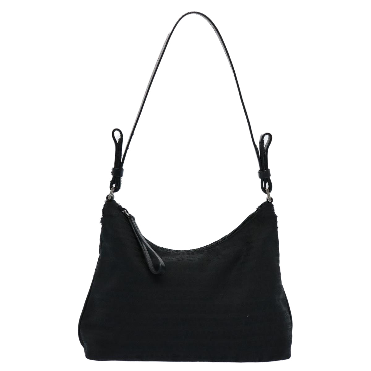 PRADA Shoulder Bag Nylon Black Auth 60767