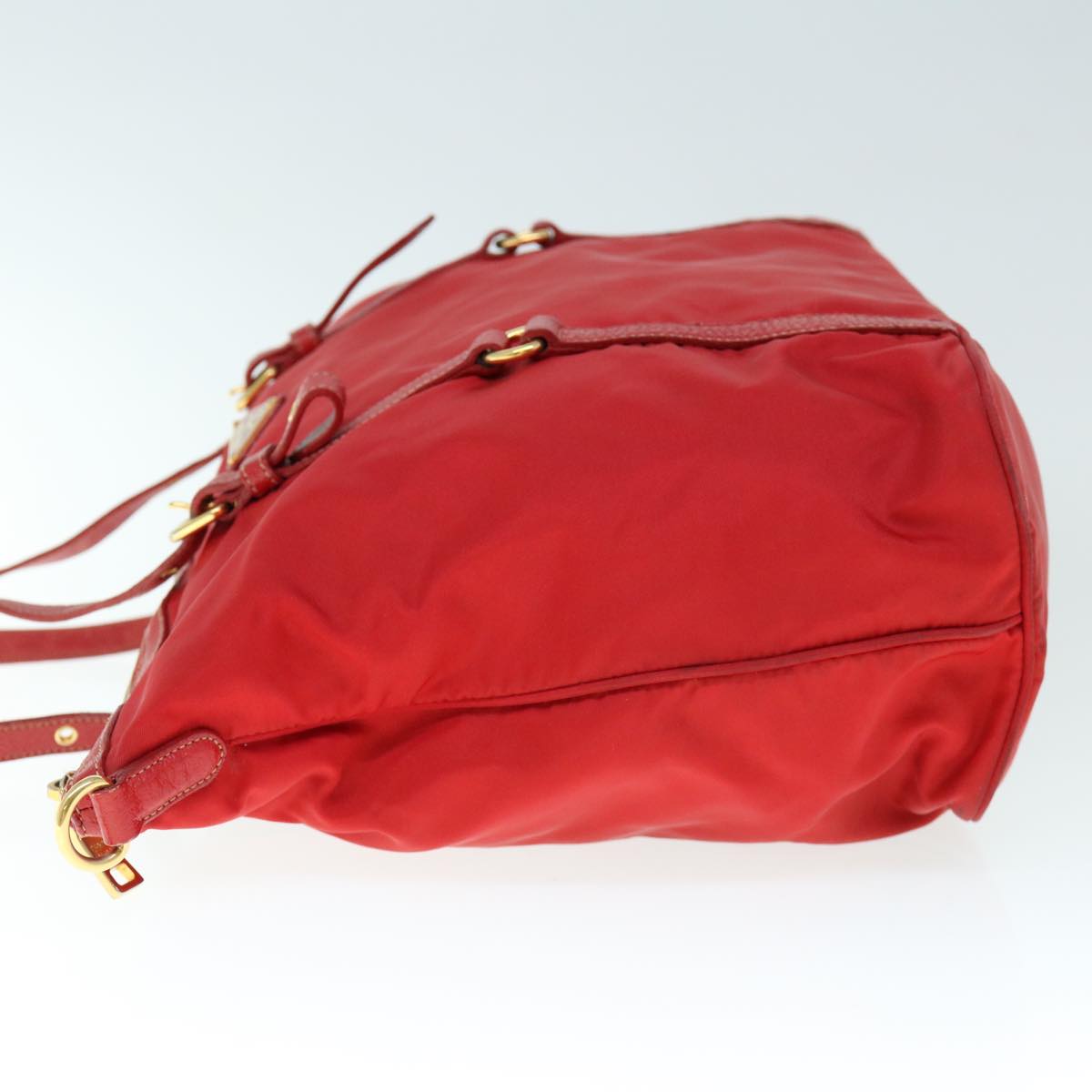 PRADA Tote Bag Nylon 2way Red Auth 60770
