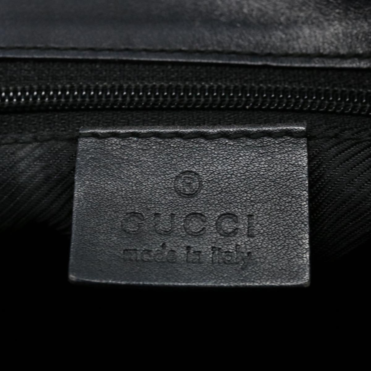 GUCCI GG Canvas Tote Bag Black 002 1099 Auth 60792