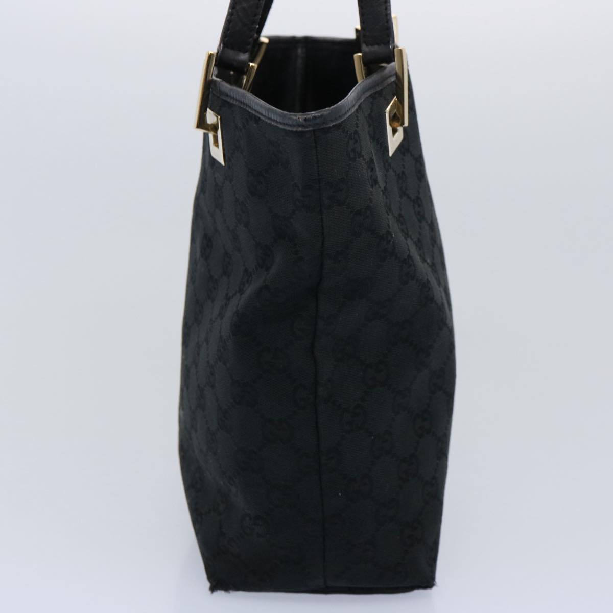 GUCCI GG Canvas Tote Bag Black 002 1099 Auth 60792