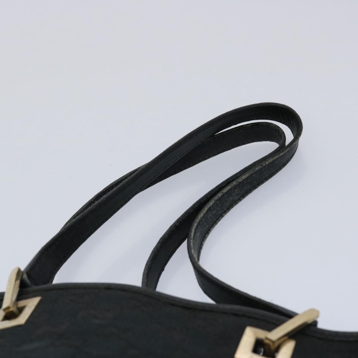 GUCCI GG Canvas Tote Bag Black 31244 Auth 60793