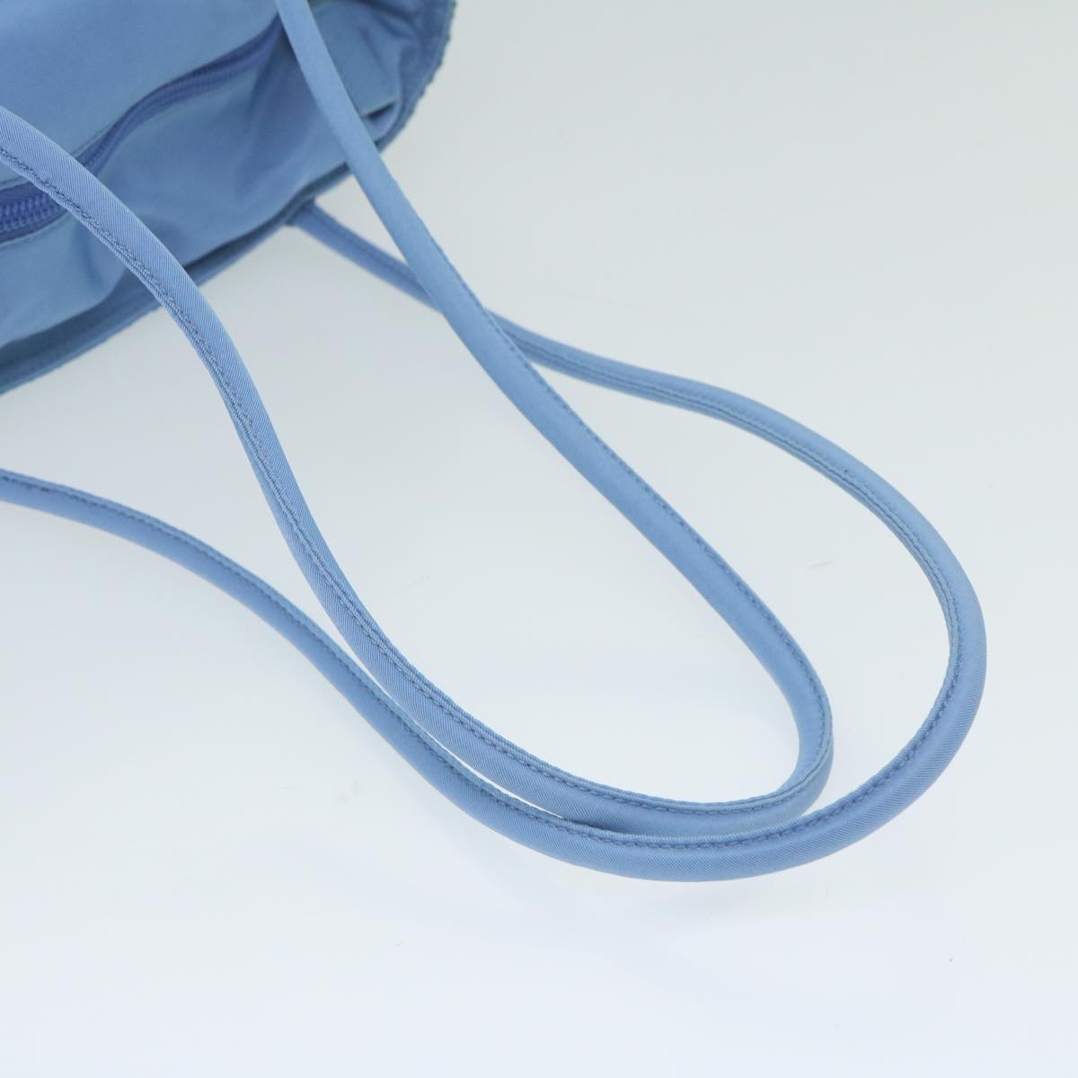 PRADA Tote Bag Nylon Light Blue Auth 60821