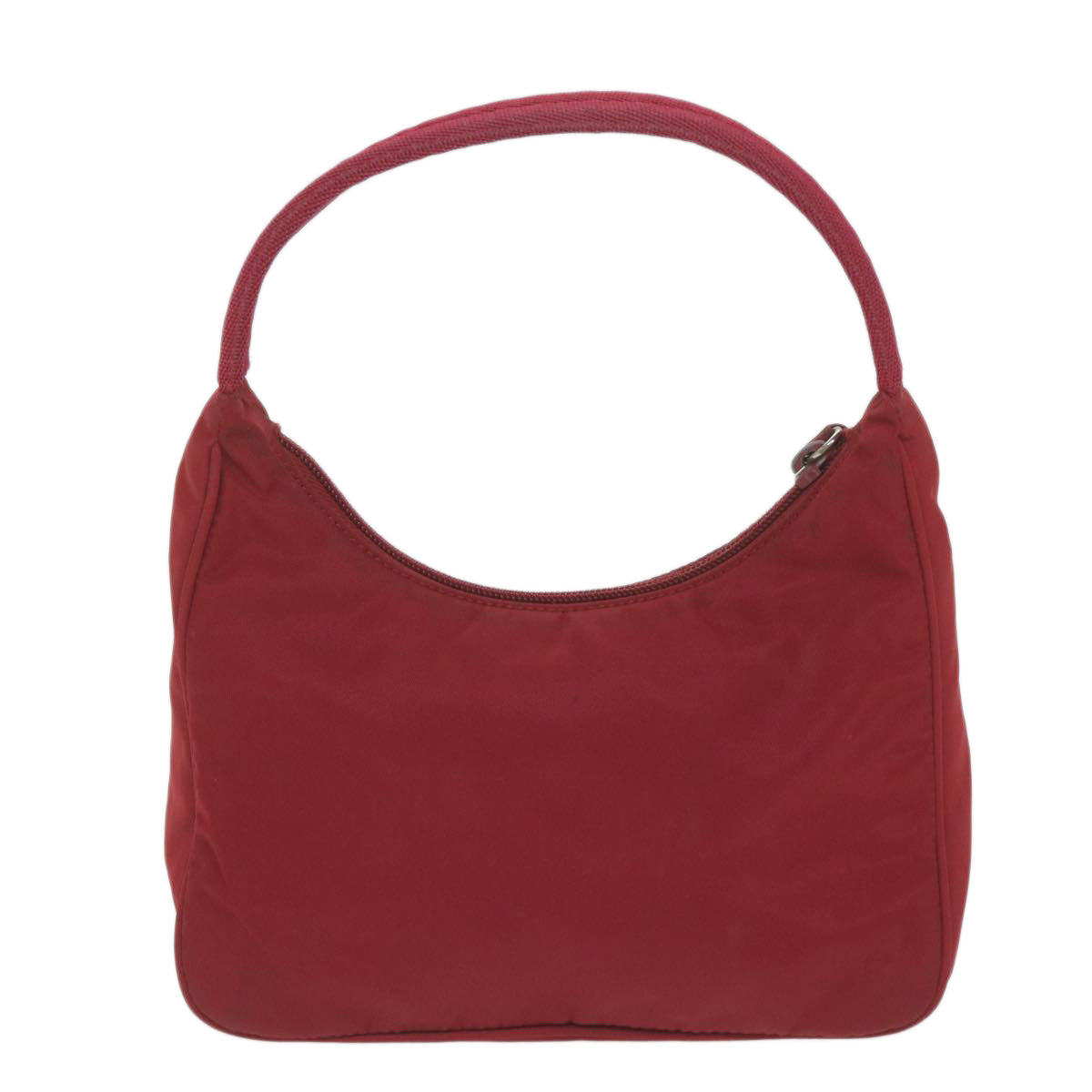 PRADA Hand Bag Nylon Red Auth 60822 - 0