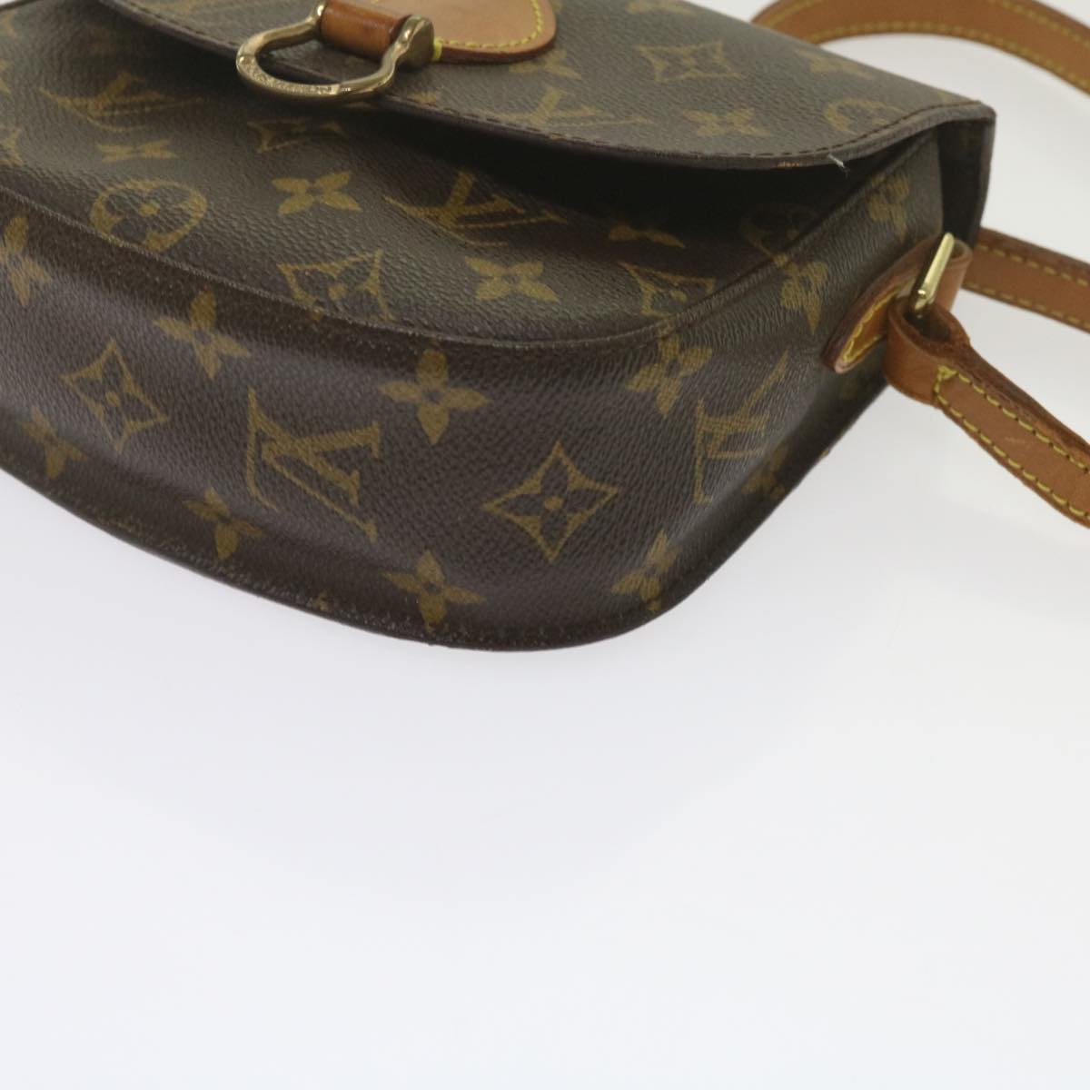 LOUIS VUITTON Monogram Saint Cloud PM Shoulder Bag M51244 LV Auth 60824