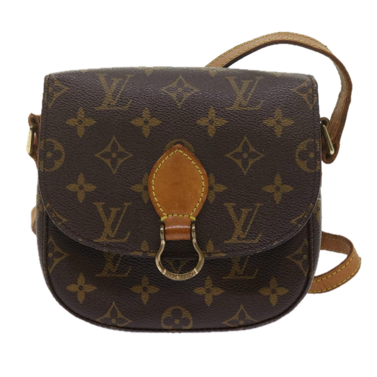 LOUIS VUITTON Monogram Saint Cloud PM Shoulder Bag M51244 LV Auth 60824