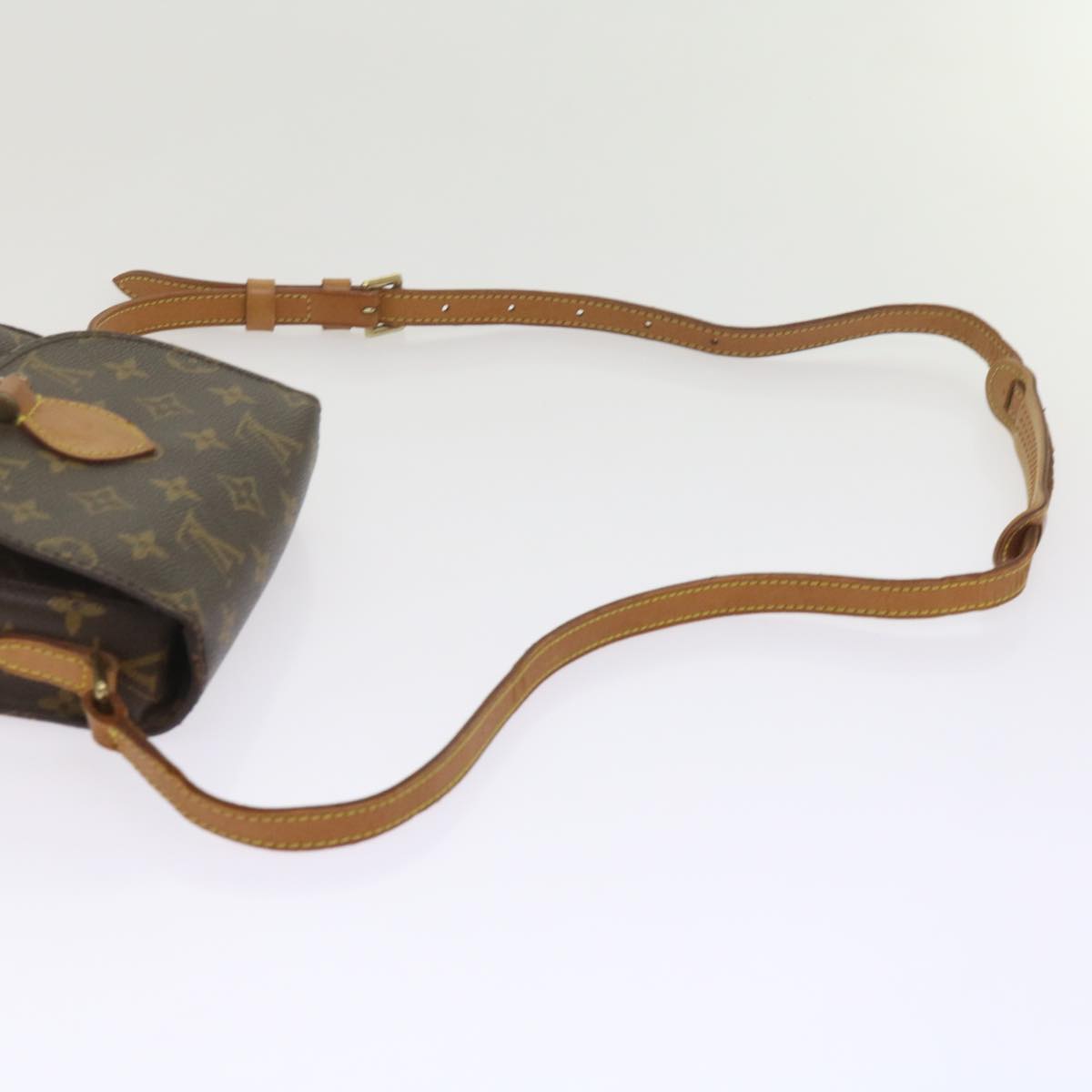 LOUIS VUITTON Monogram Saint Cloud PM Shoulder Bag M51244 LV Auth 60824