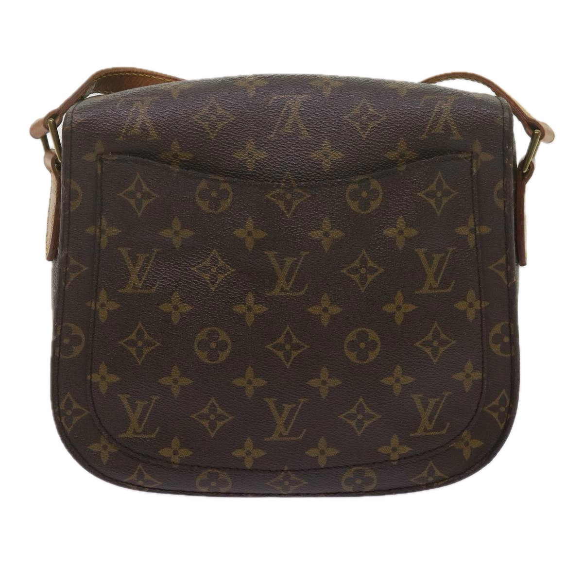 LOUIS VUITTON Monogram Saint Cloud GM Shoulder Bag M51242 LV Auth 60826