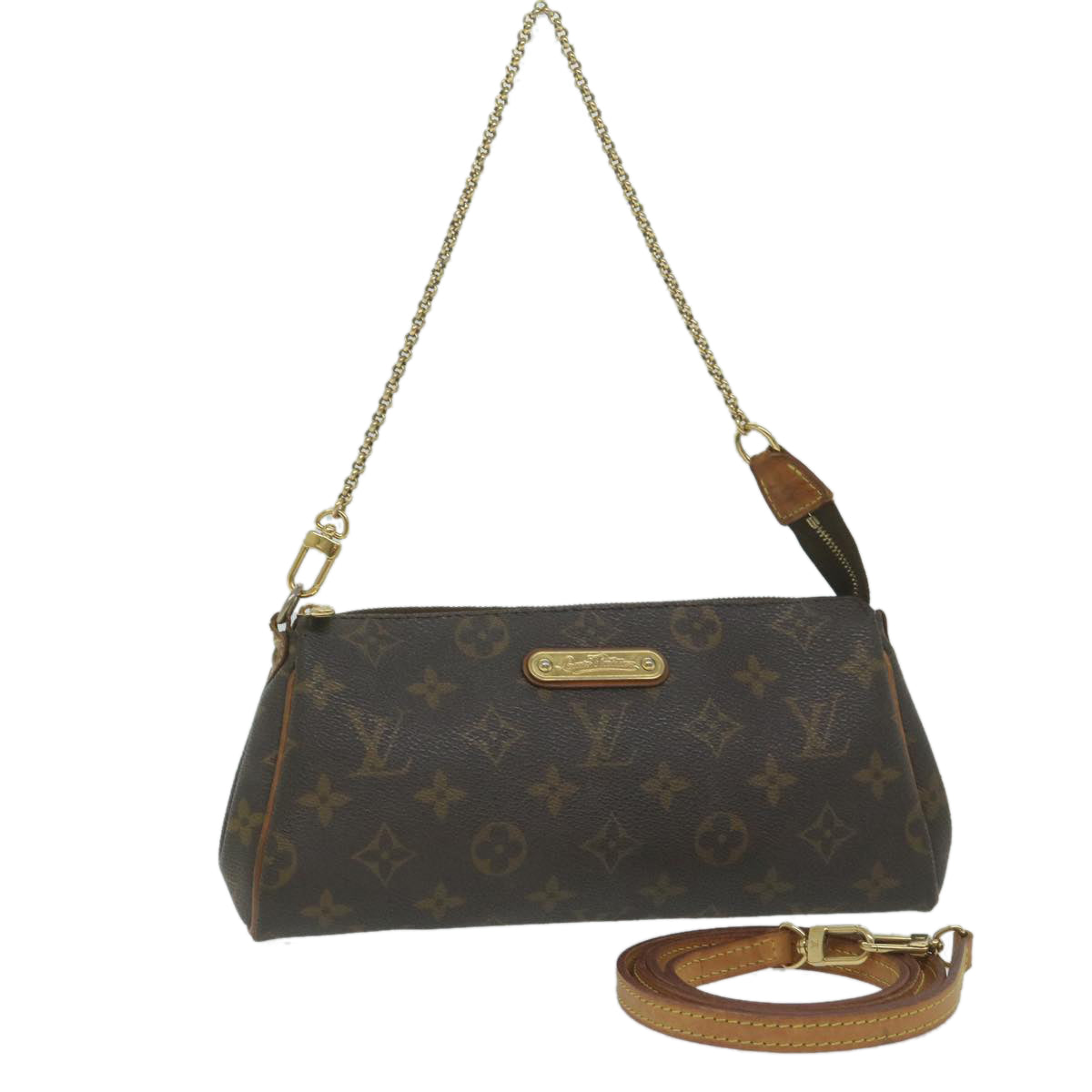 LOUIS VUITTON Monogram Eva Shoulder Bag 2way M95567 LV Auth 60836