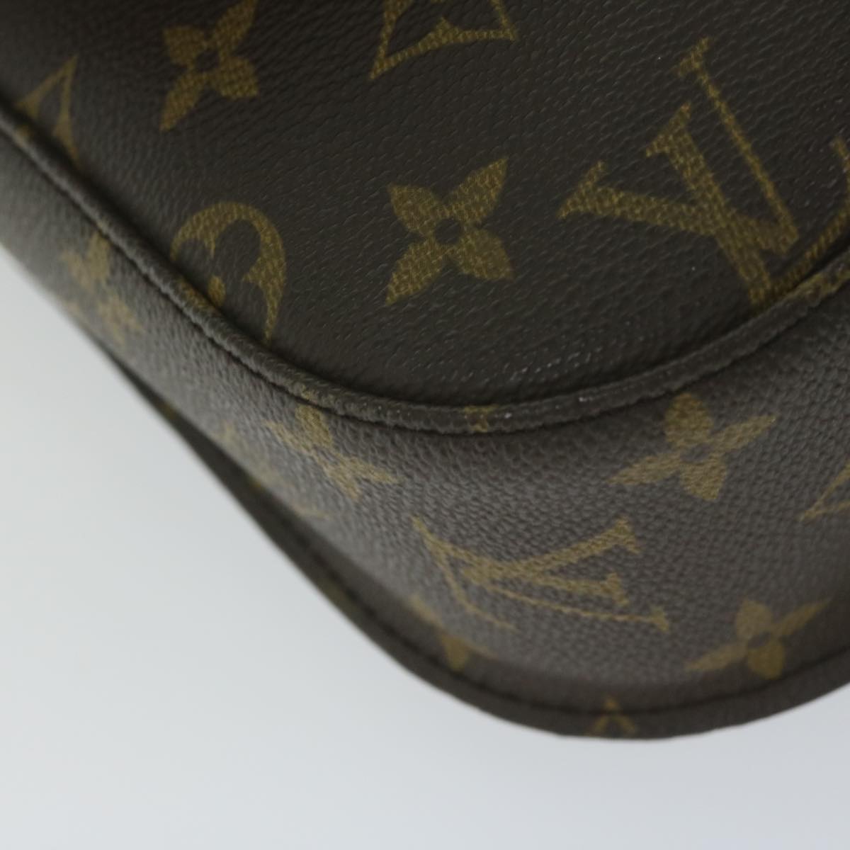 LOUIS VUITTON Monogram Saint Cloud GM Shoulder Bag M51242 LV Auth 60854