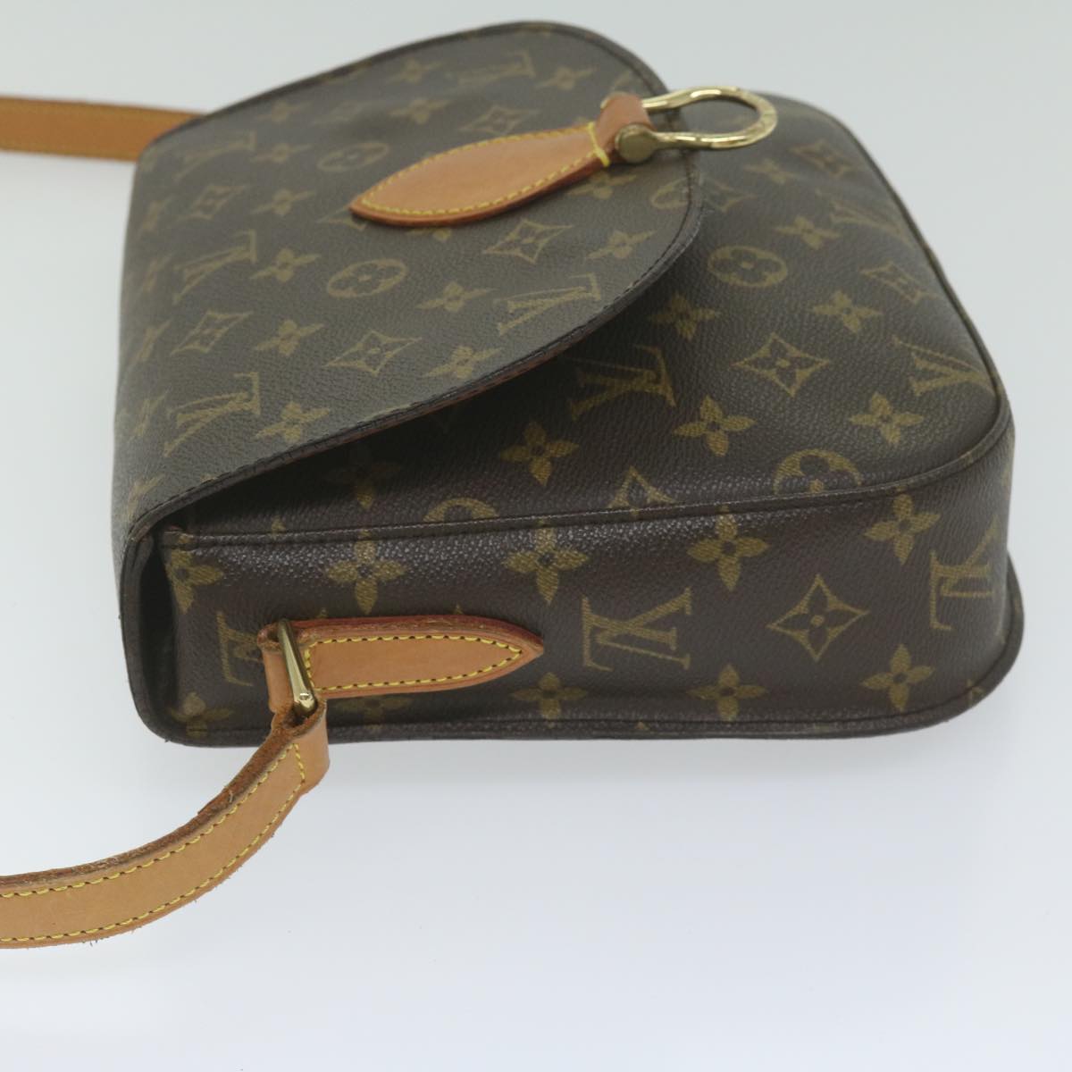 LOUIS VUITTON Monogram Saint Cloud GM Shoulder Bag M51242 LV Auth 60854