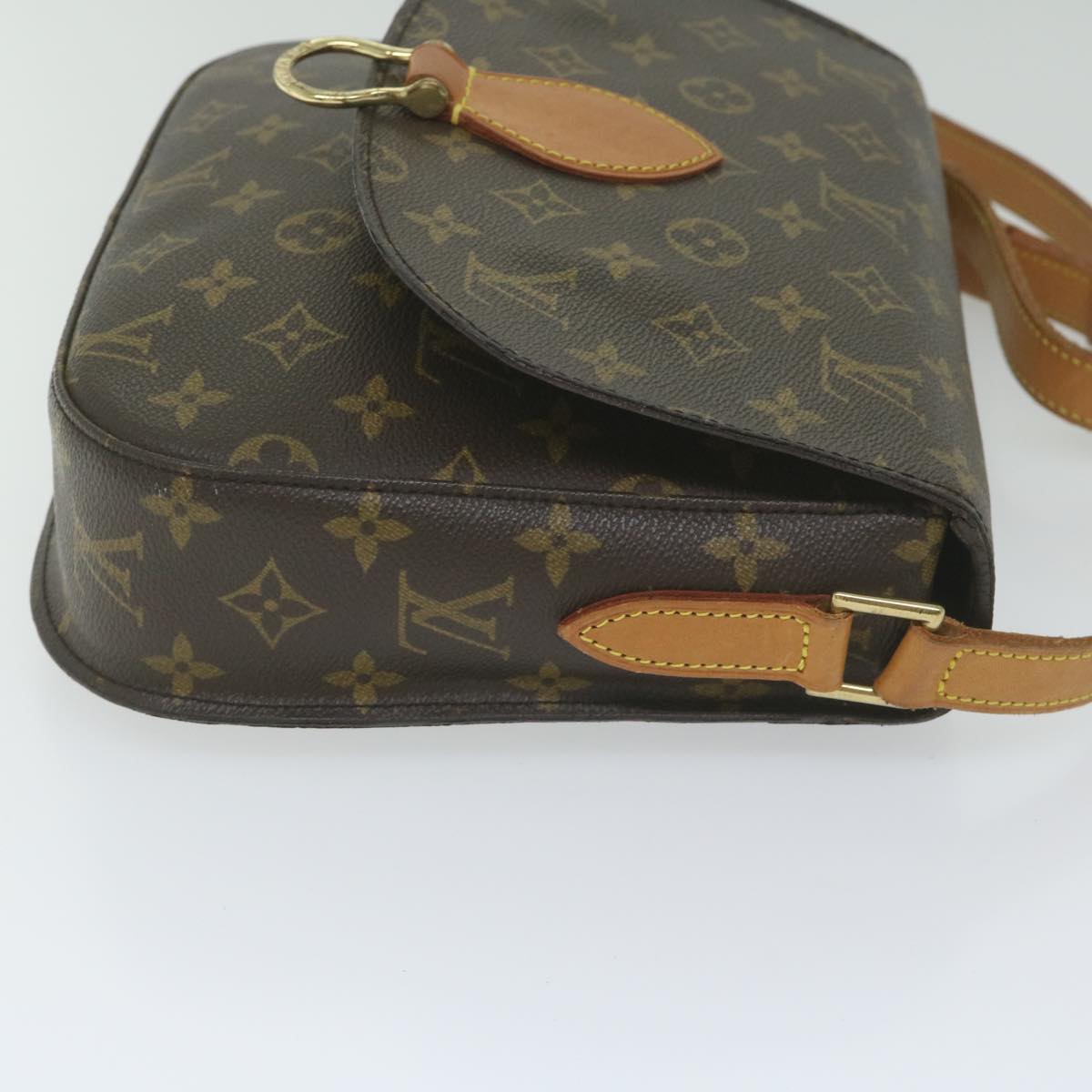 LOUIS VUITTON Monogram Saint Cloud GM Shoulder Bag M51242 LV Auth 60854