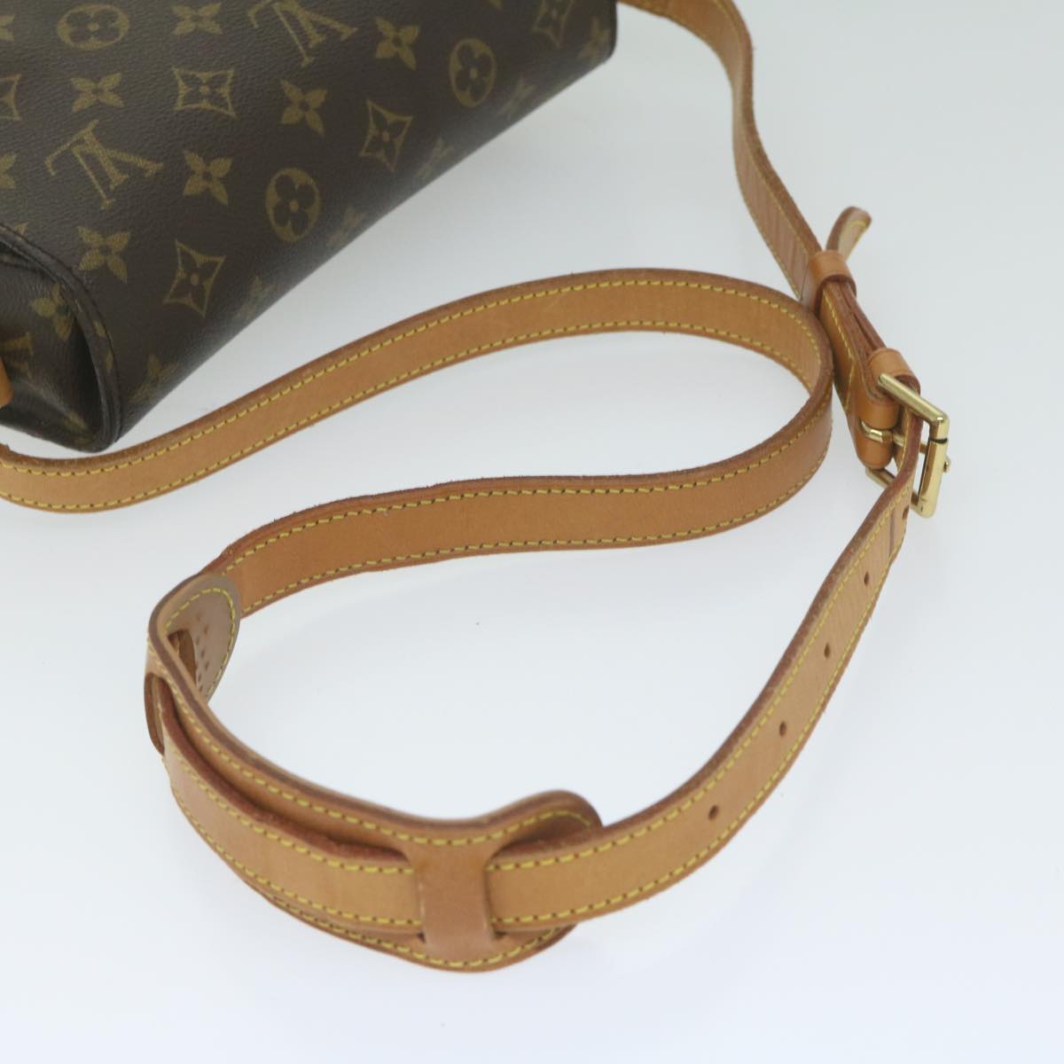 LOUIS VUITTON Monogram Saint Cloud GM Shoulder Bag M51242 LV Auth 60854