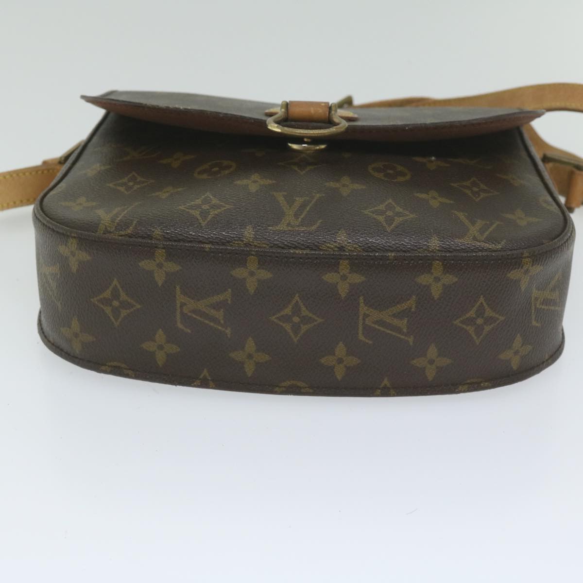 LOUIS VUITTON Monogram Saint Cloud GM Shoulder Bag M51242 LV Auth 60855