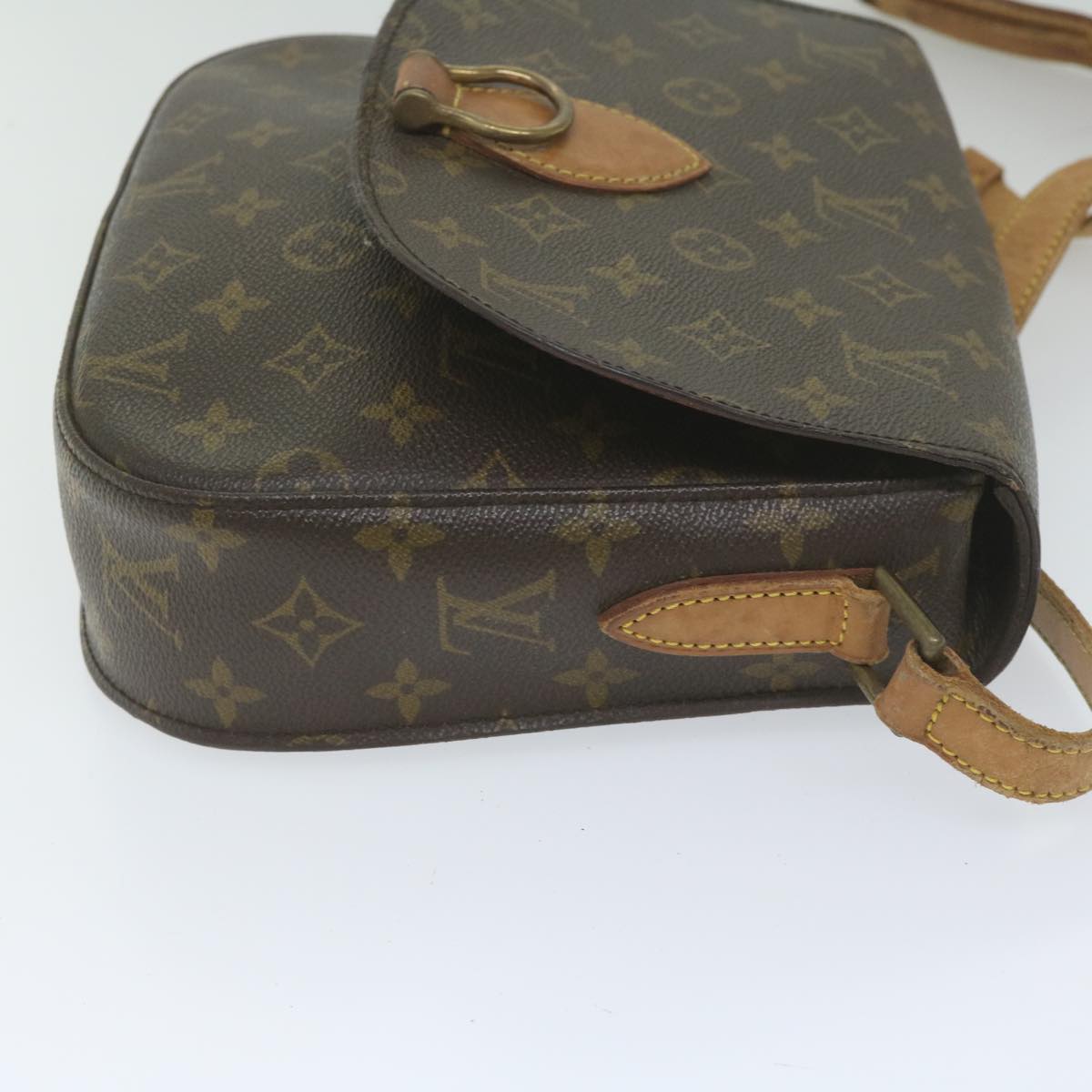 LOUIS VUITTON Monogram Saint Cloud GM Shoulder Bag M51242 LV Auth 60855