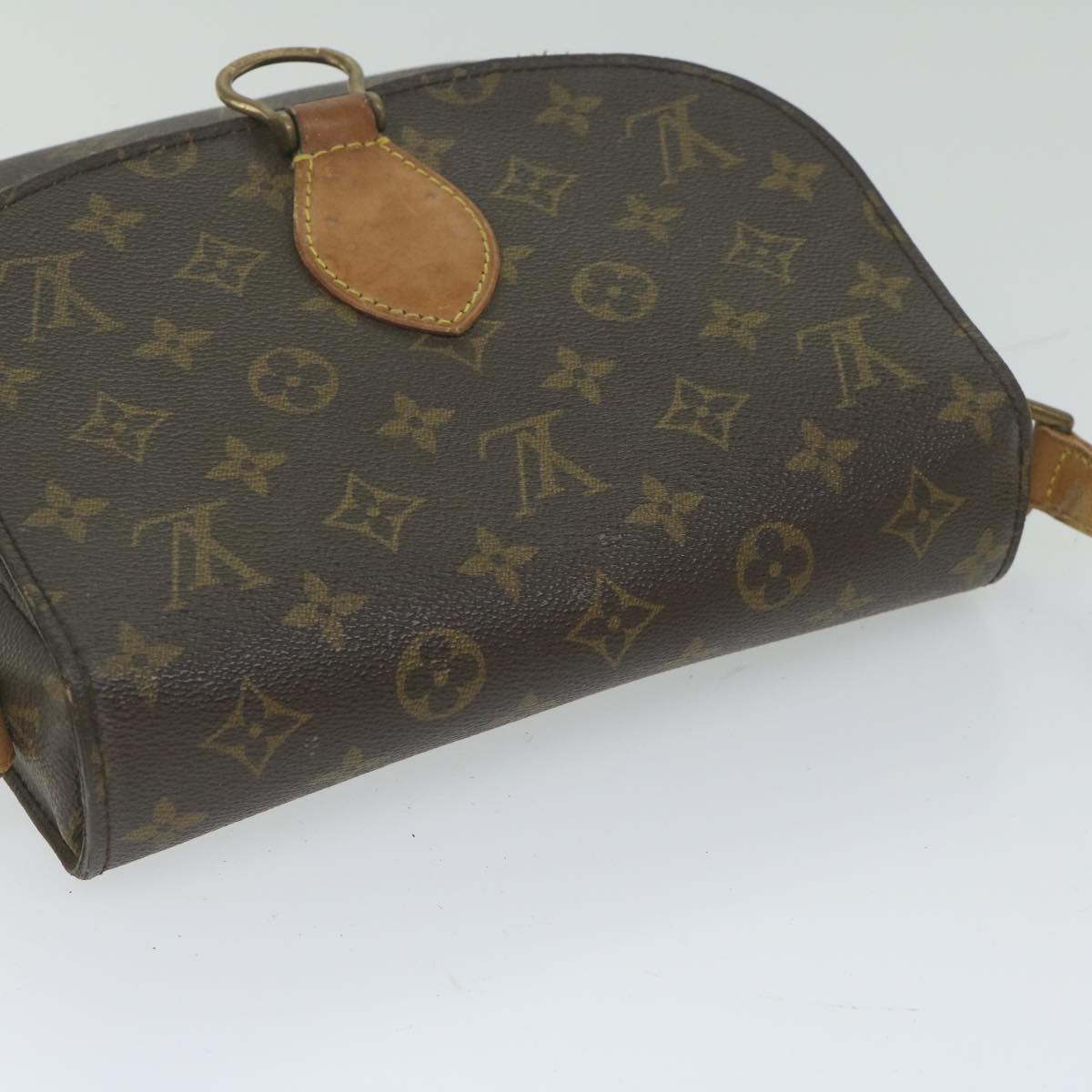 LOUIS VUITTON Monogram Saint Cloud GM Shoulder Bag M51242 LV Auth 60855