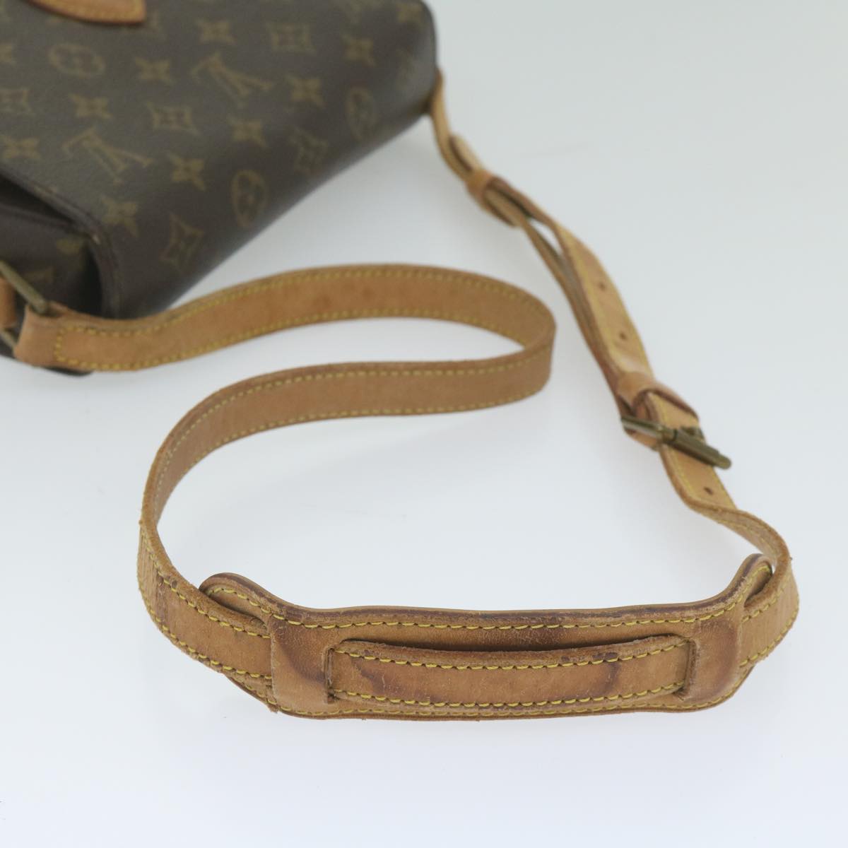 LOUIS VUITTON Monogram Saint Cloud GM Shoulder Bag M51242 LV Auth 60855